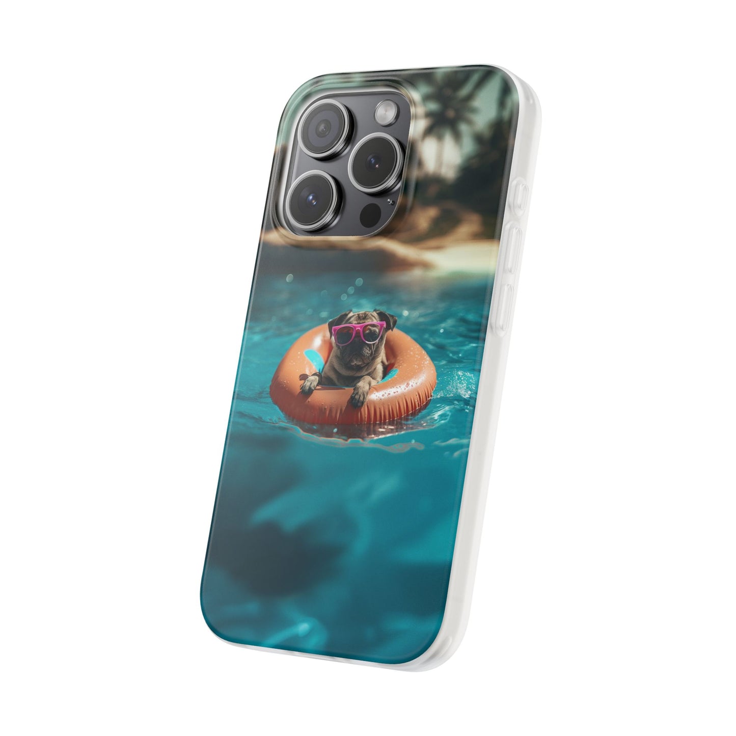 Pug Summer iPhone & Samsung Flexi Cases