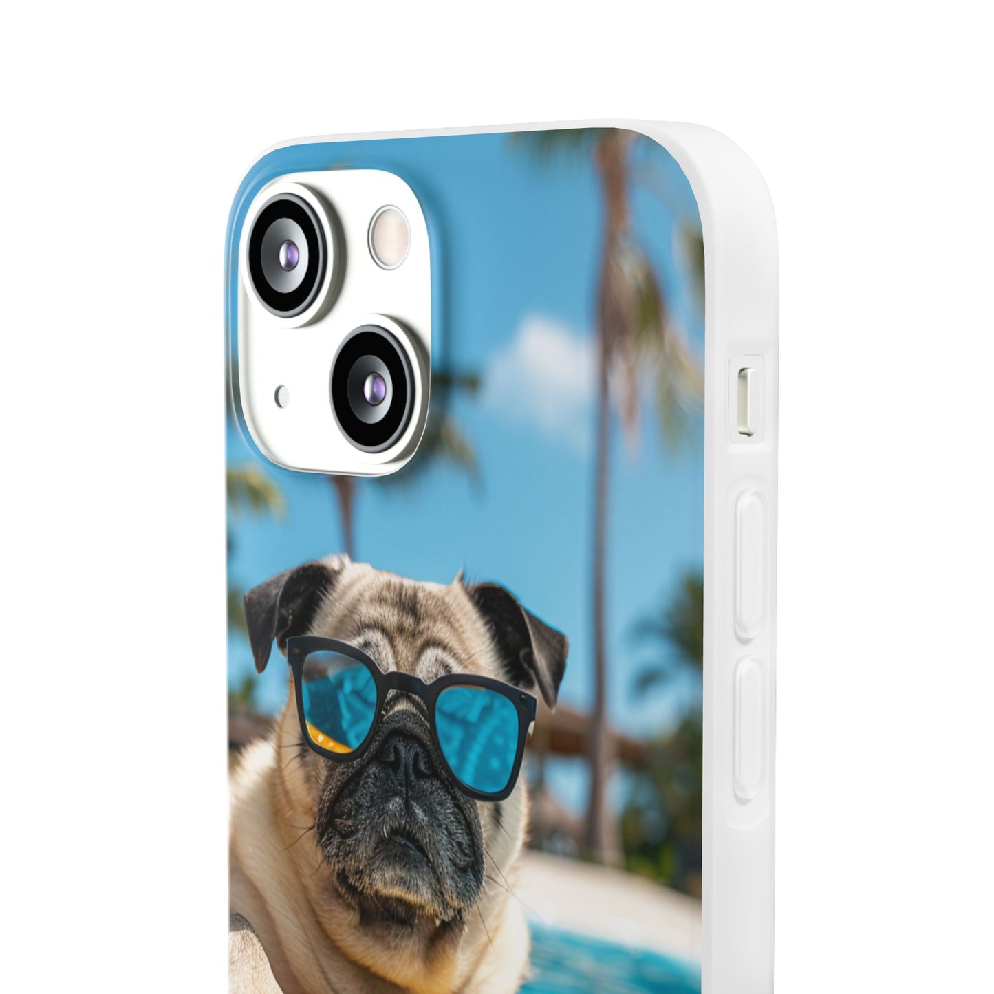 Aruba Pug Summer Option #2 iPhone & Samsung Flexi Cases