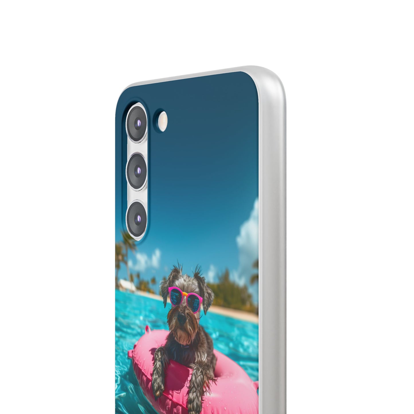 Aruba Schnauzer Summer Beach iPhone & Samsung Flexi Cases