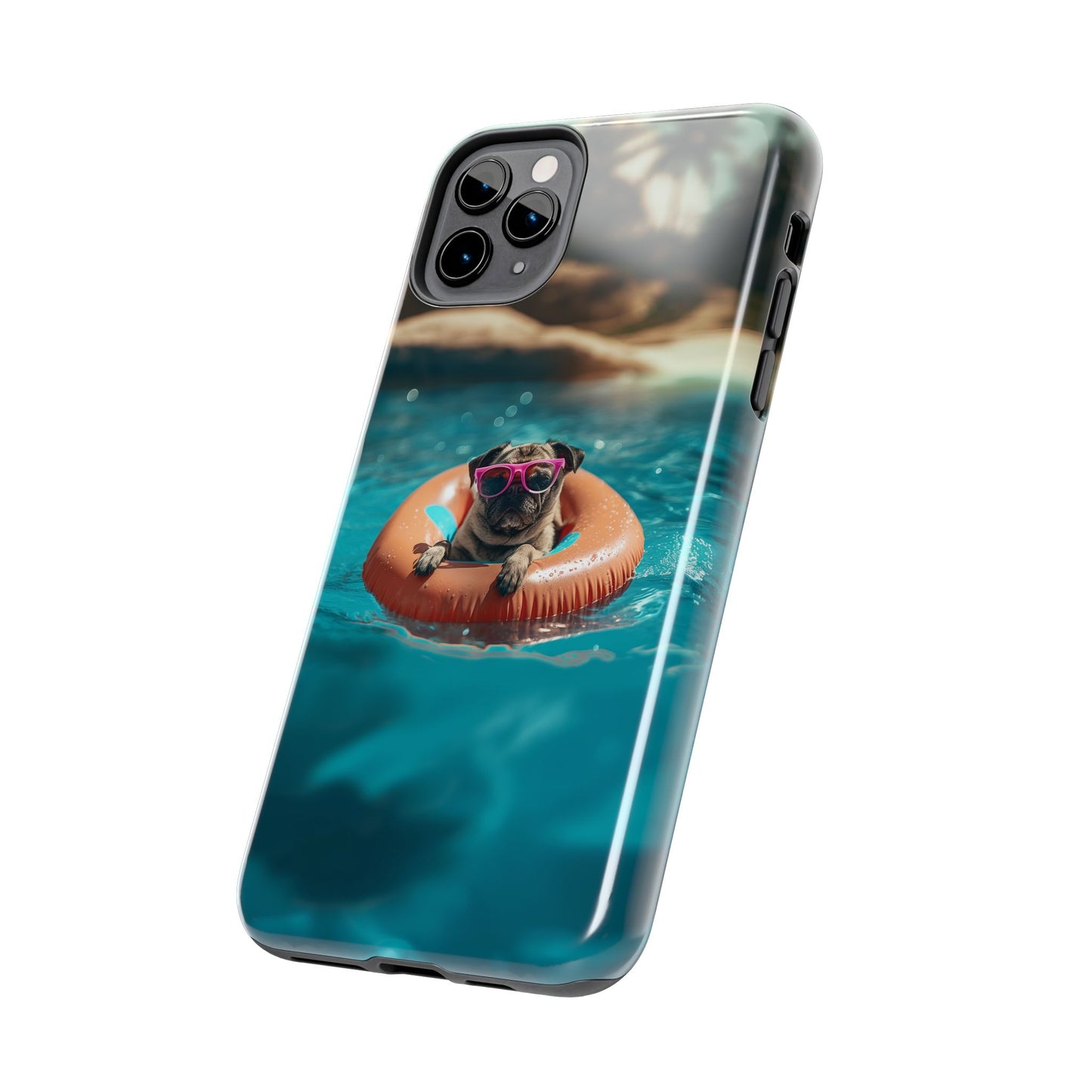Pug Summer Tough iPhone & Samsung Cases