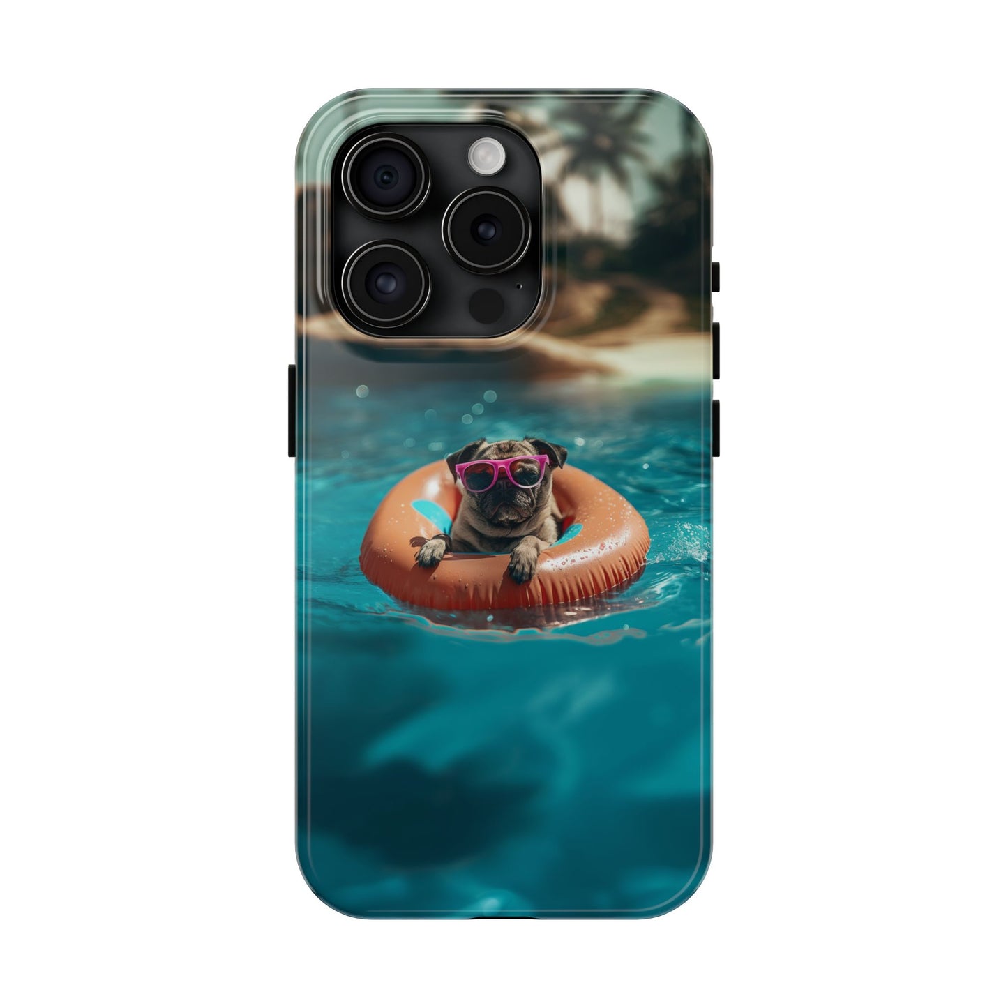 Pug Summer Tough iPhone & Samsung Cases
