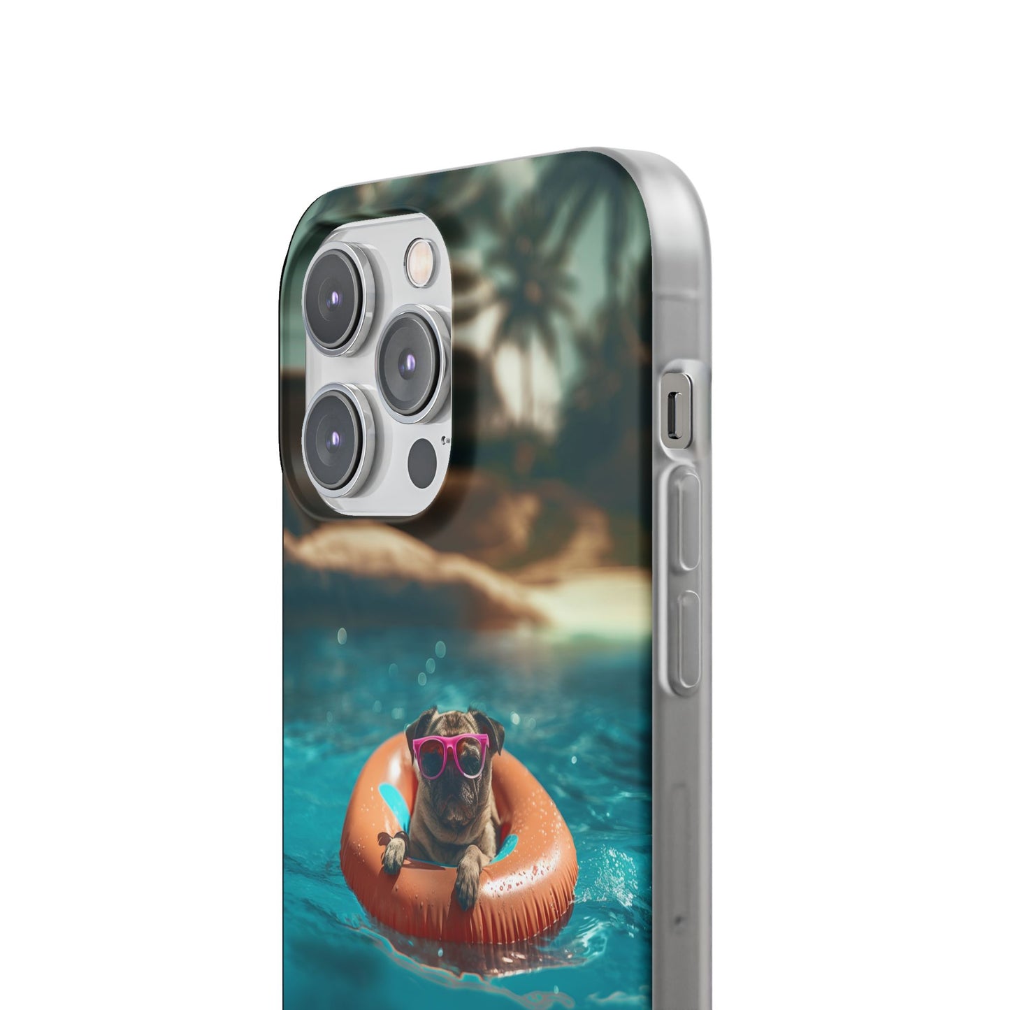 Pug Summer iPhone & Samsung Flexi Cases