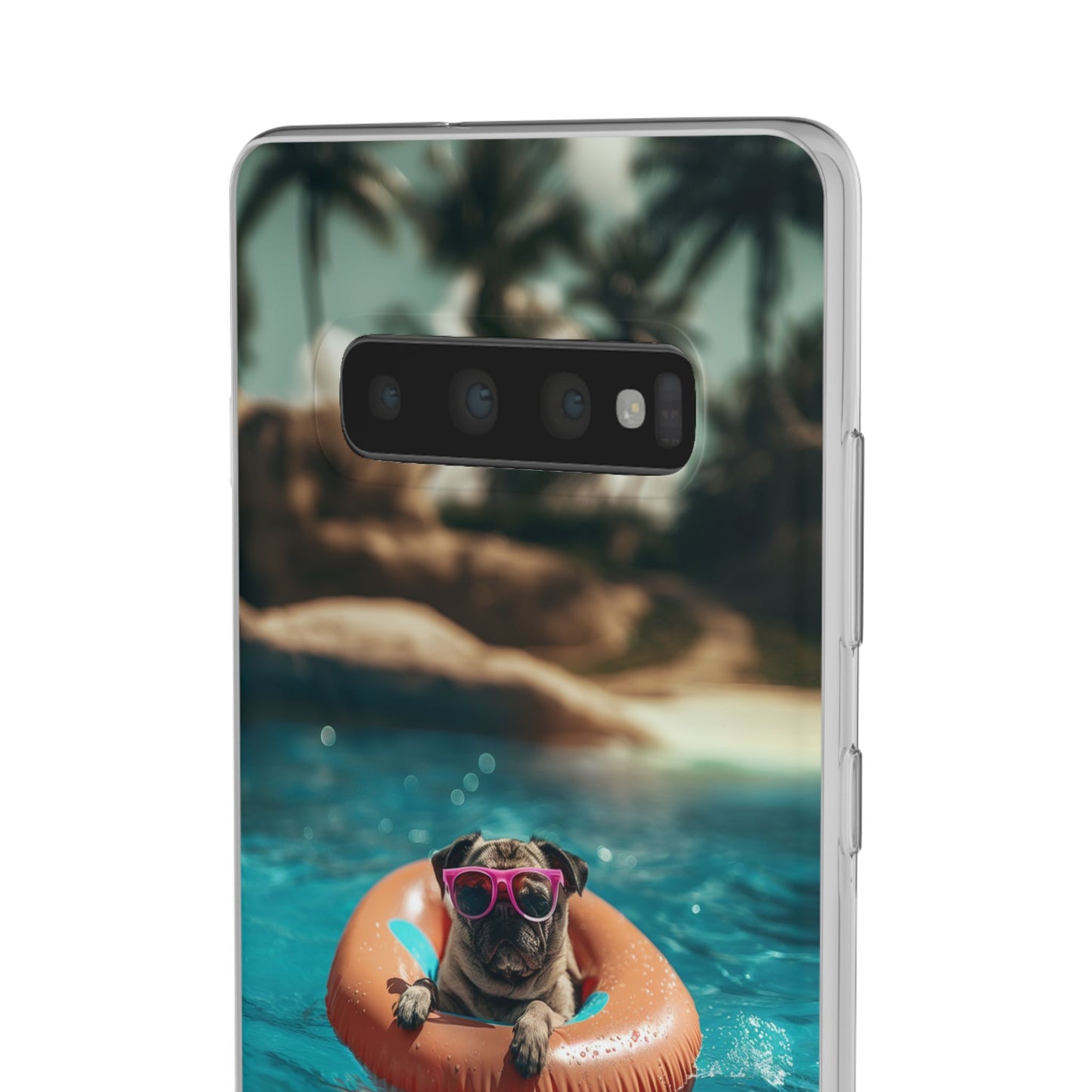 Pug Summer iPhone & Samsung Flexi Cases