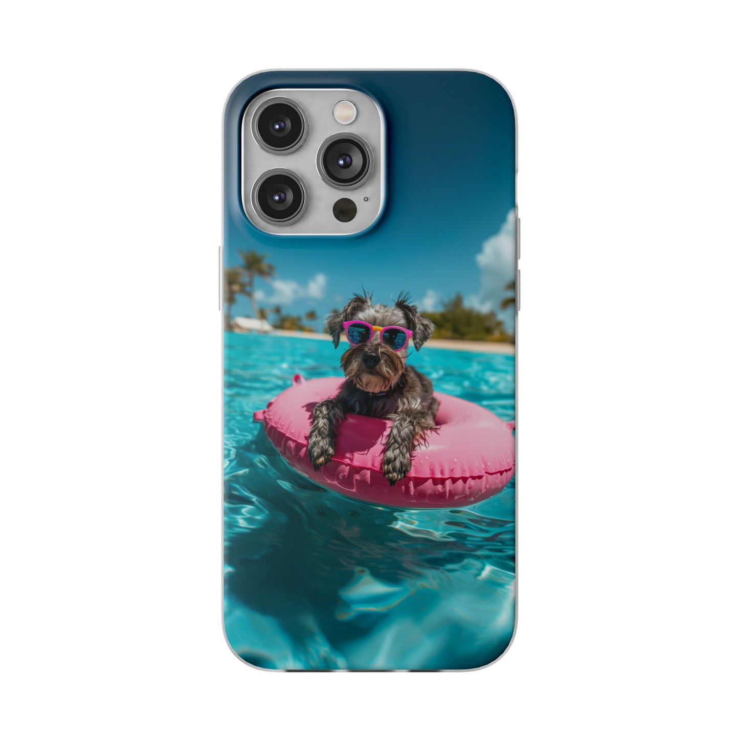 Aruba Schnauzer Summer Beach iPhone & Samsung Flexi Cases
