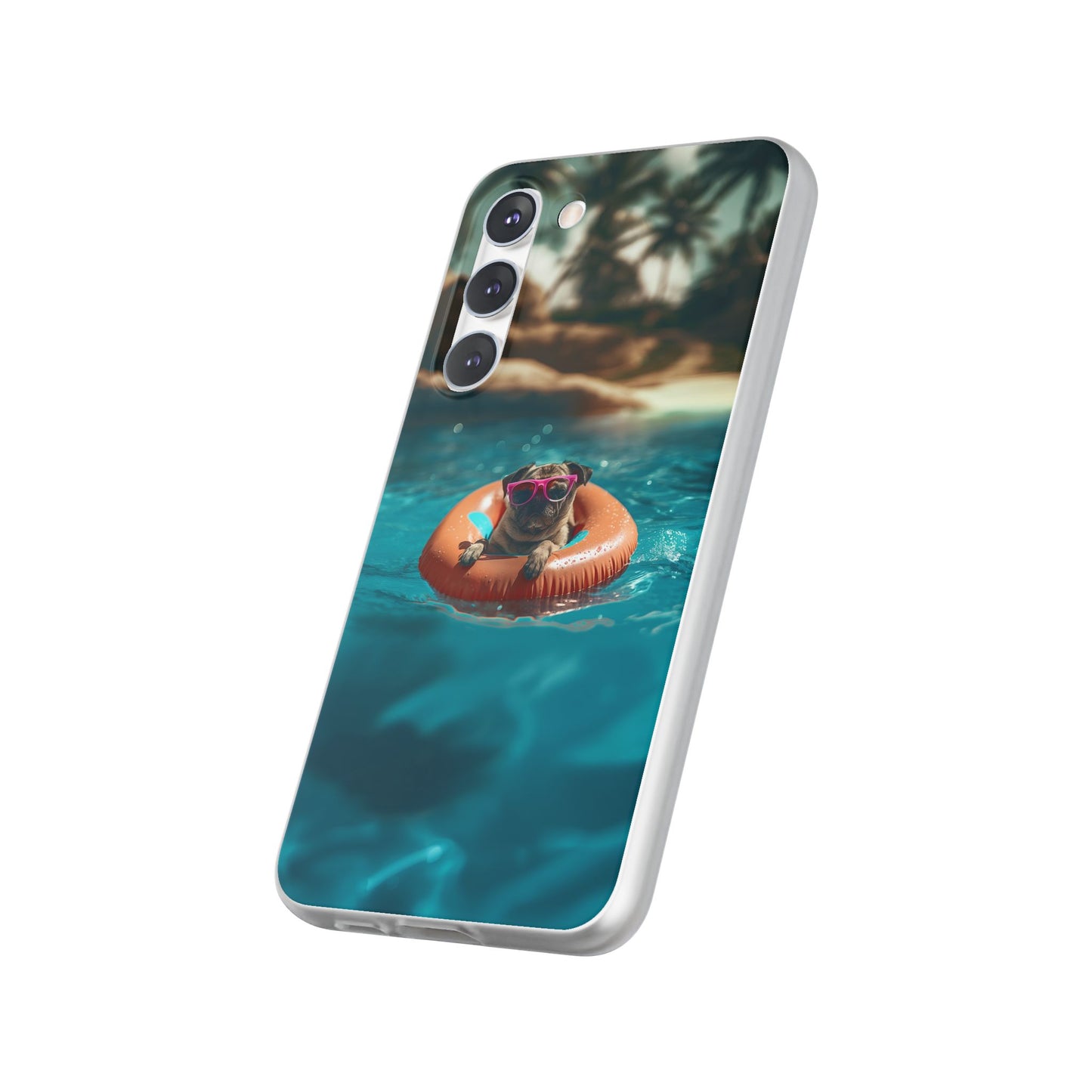 Pug Summer iPhone & Samsung Flexi Cases