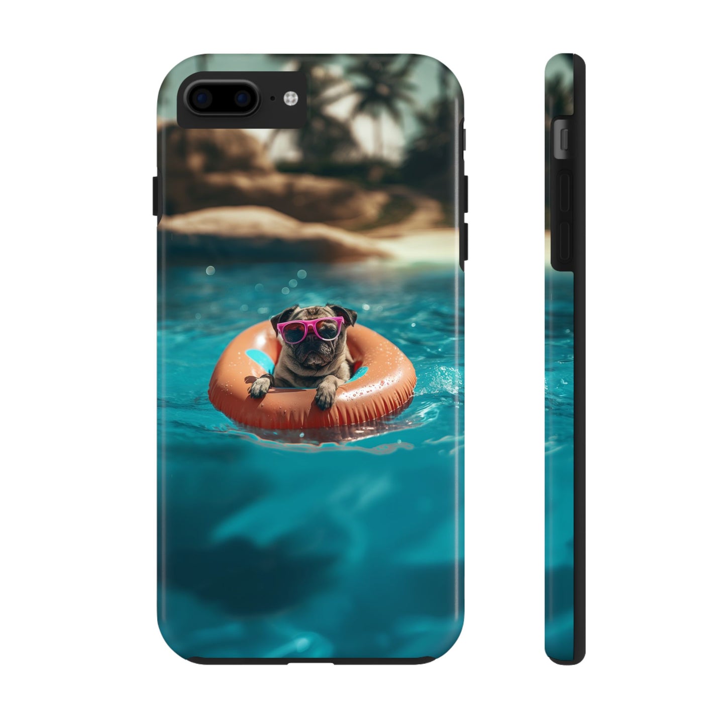 Pug Summer Tough iPhone & Samsung Cases