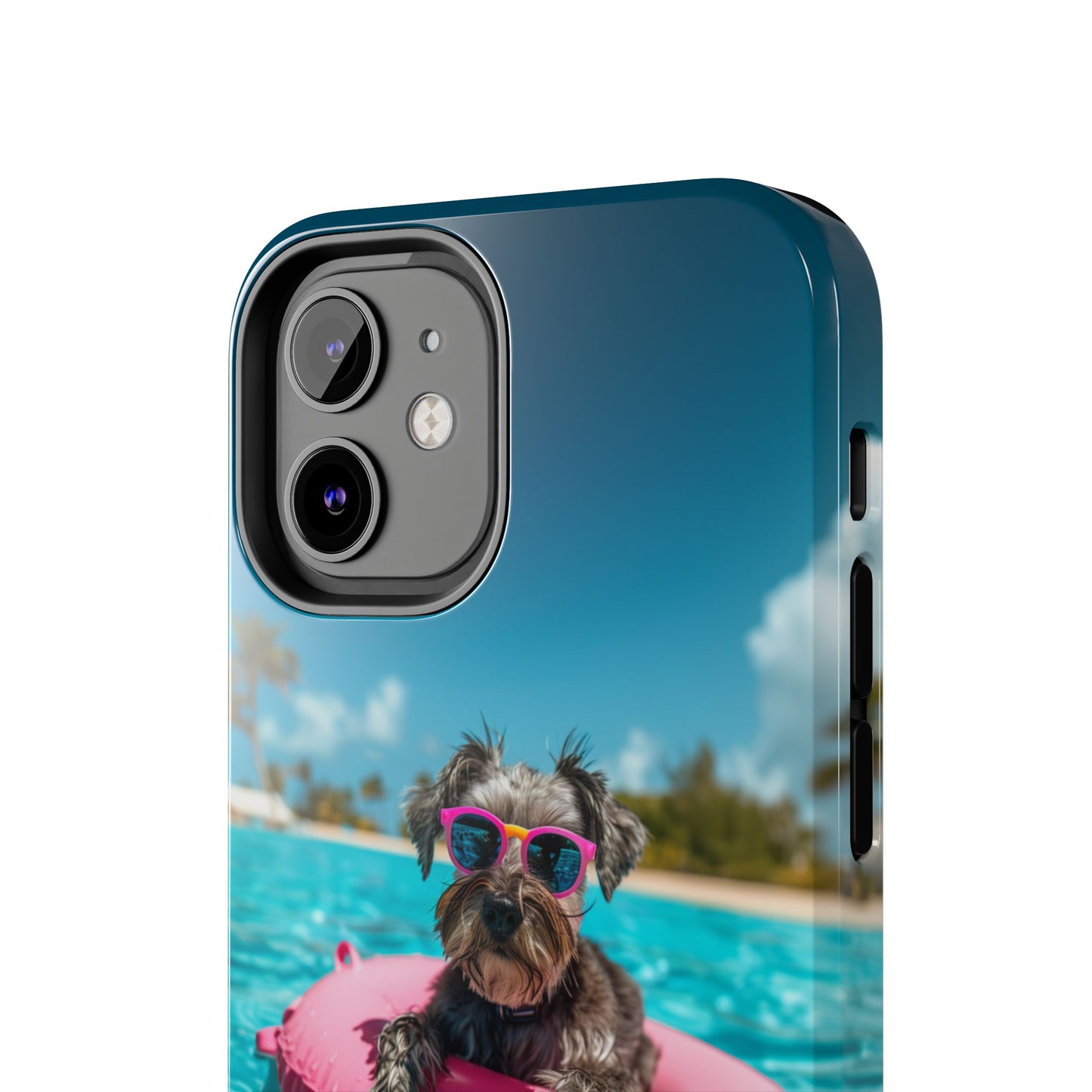 Schnauzer Summer Beach Tough iPhone & Samsung Cases