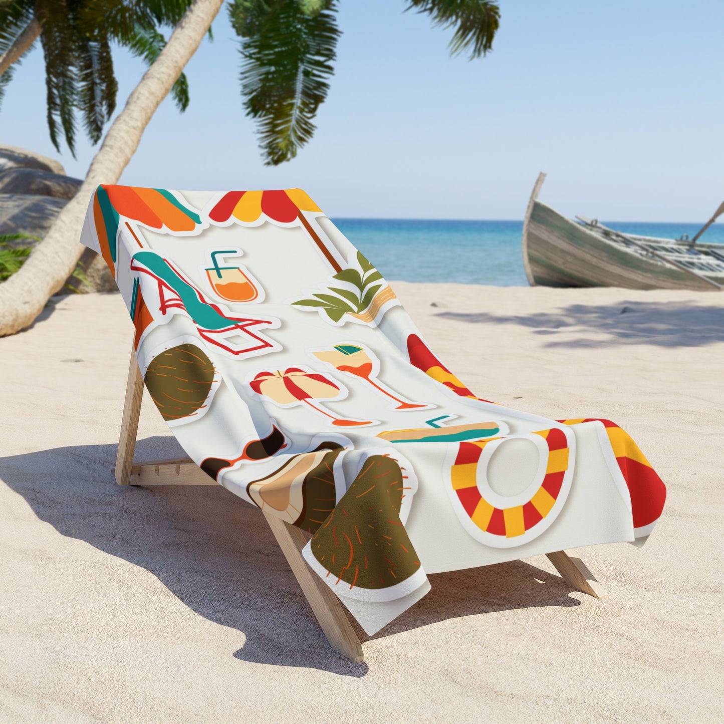 Summer Vibes #3 Beach Towel