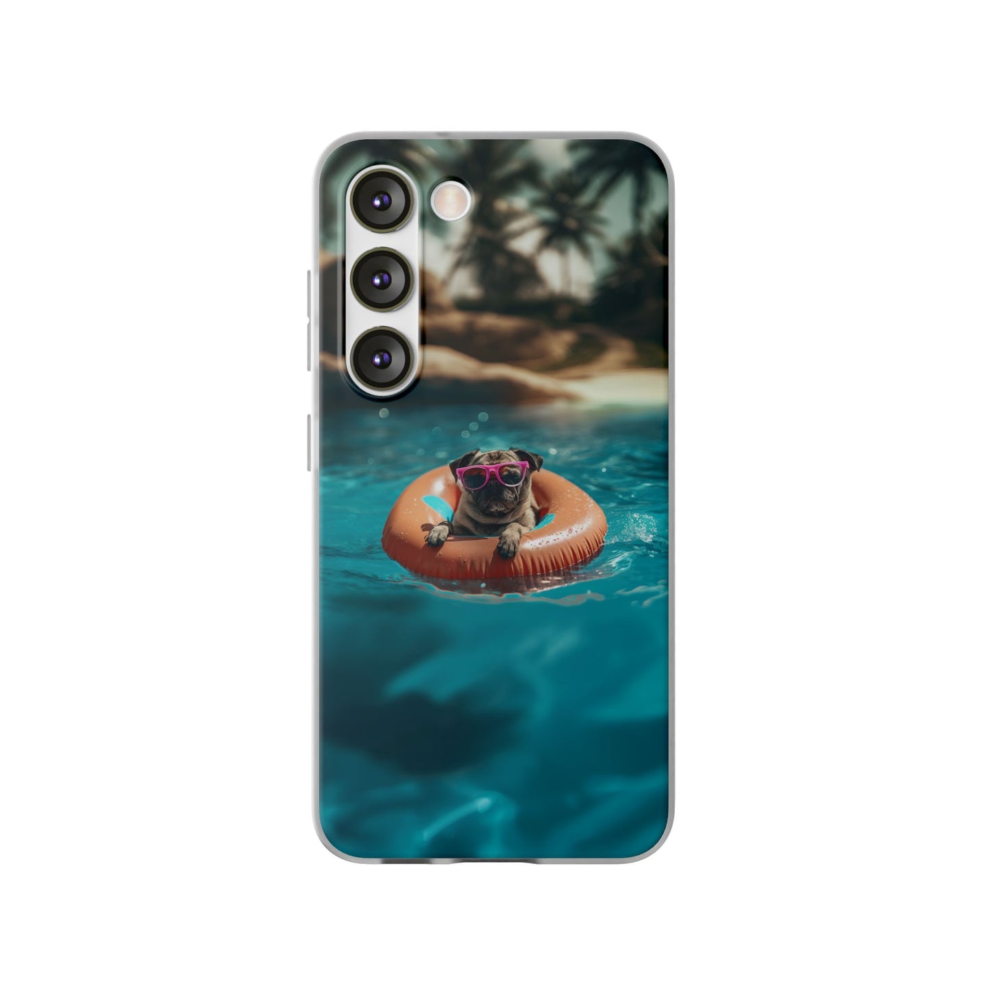 Pug Summer iPhone & Samsung Flexi Cases