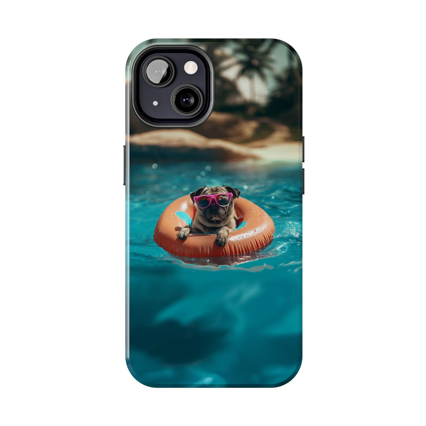 Pug Summer Tough iPhone & Samsung Cases