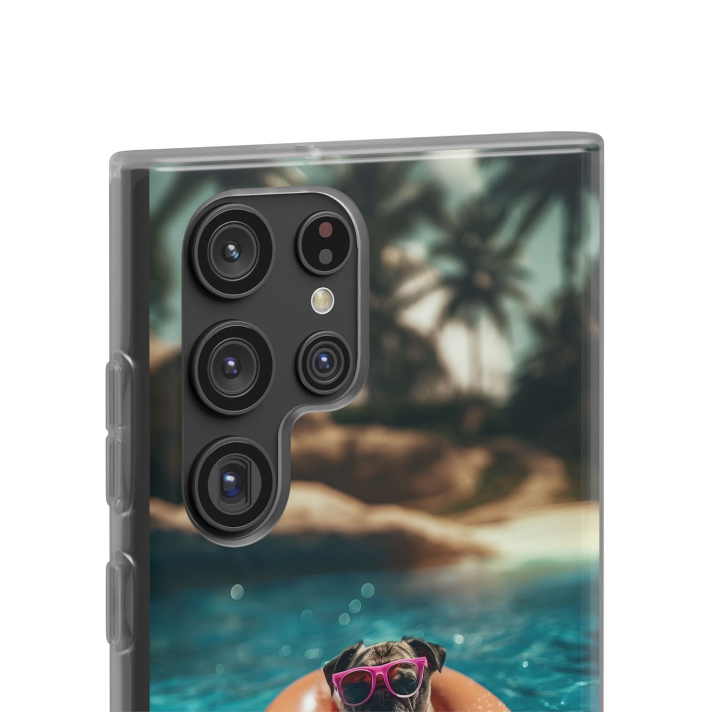 Pug Summer iPhone & Samsung Flexi Cases