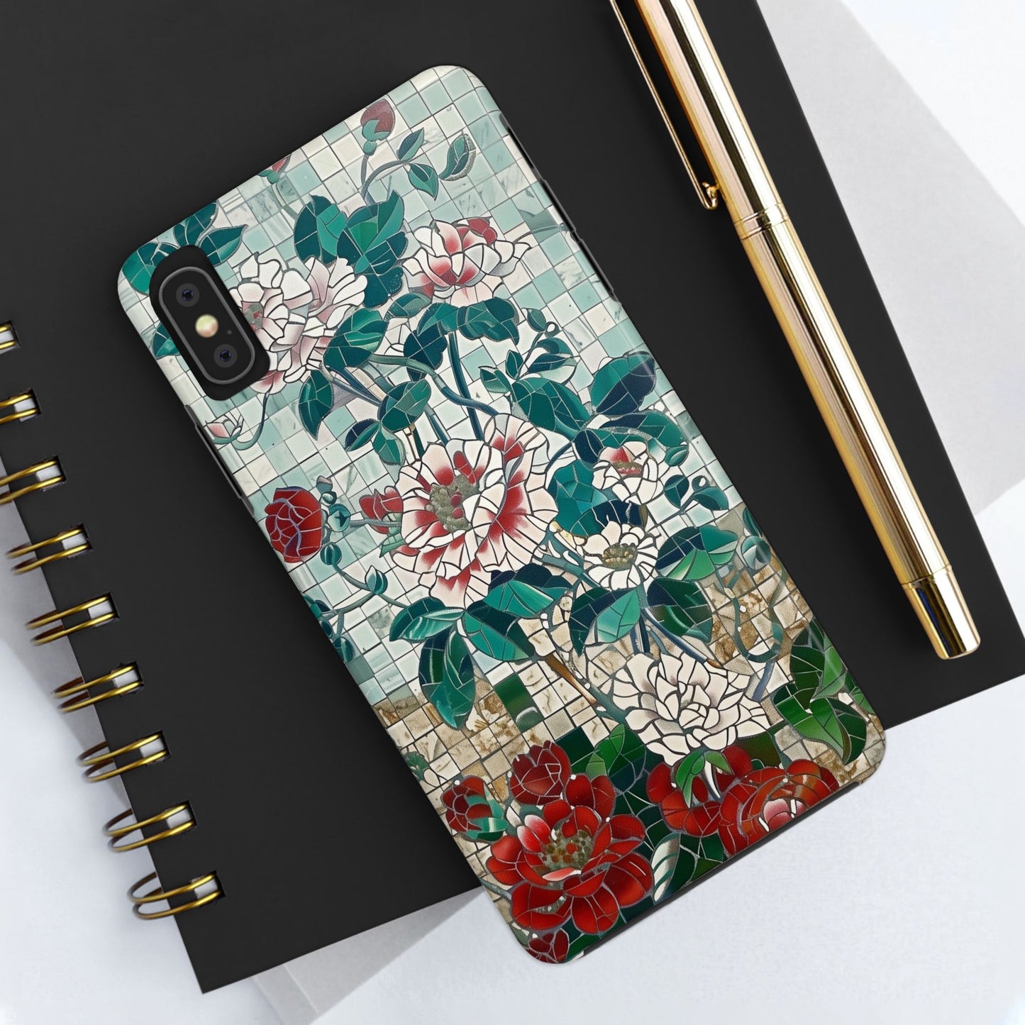 Floral Tiles Summer Tough iPhone & Samsung Cases