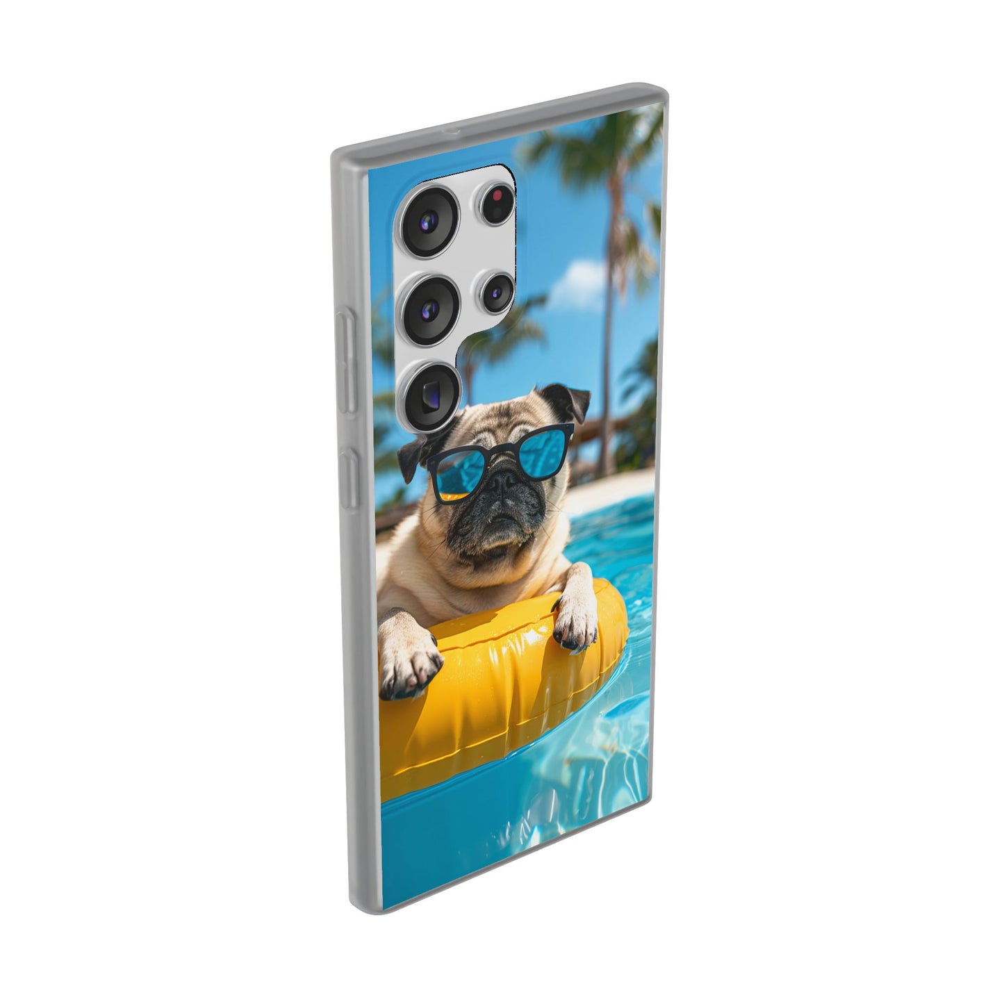Aruba Pug Summer Option #2 iPhone & Samsung Flexi Cases
