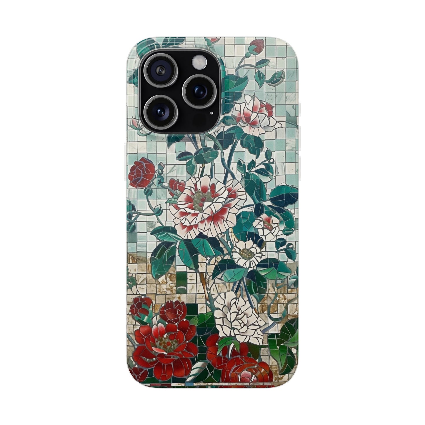 Floral Tiles Summer iPhone & Samsung Flexi Cases