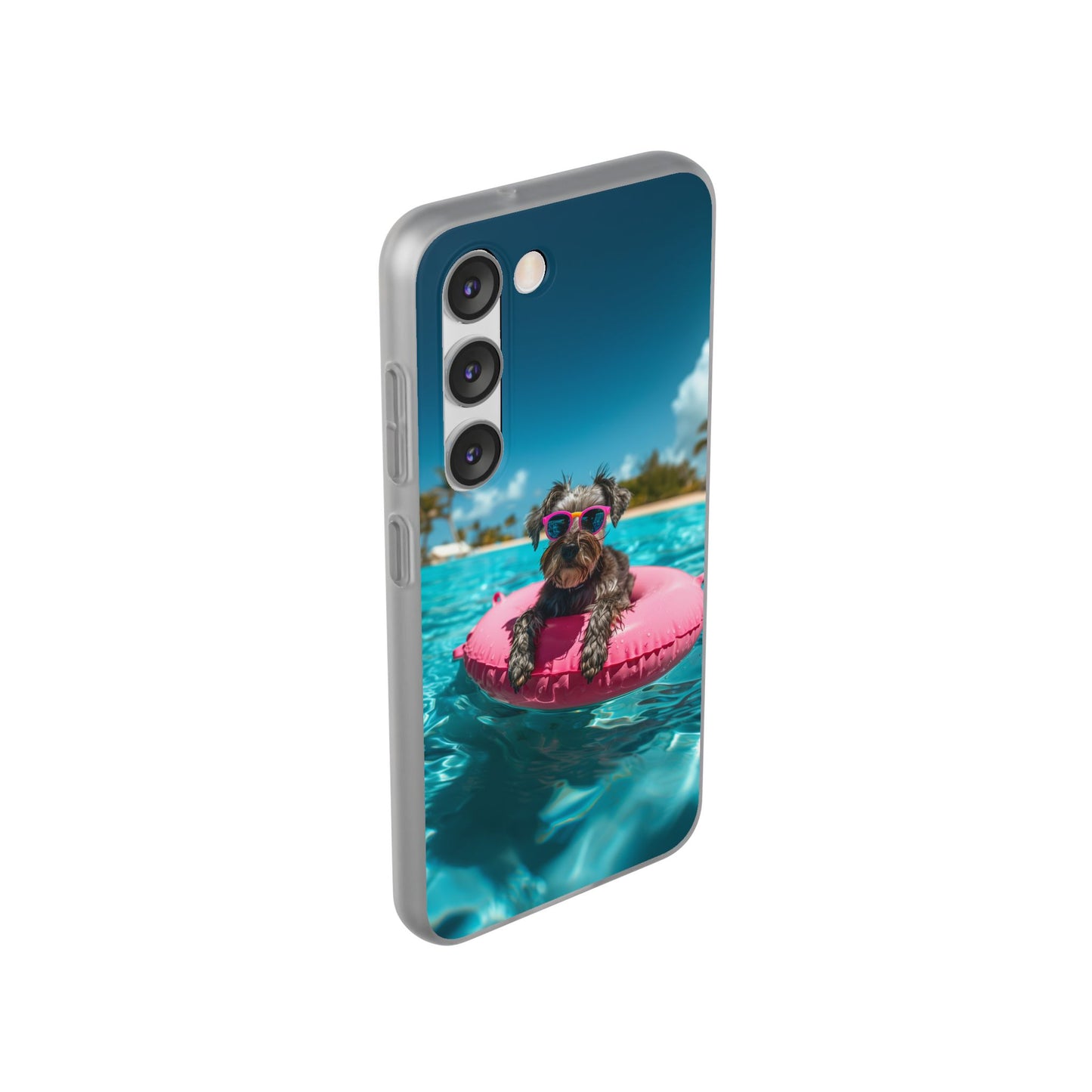 Aruba Schnauzer Summer Beach iPhone & Samsung Flexi Cases