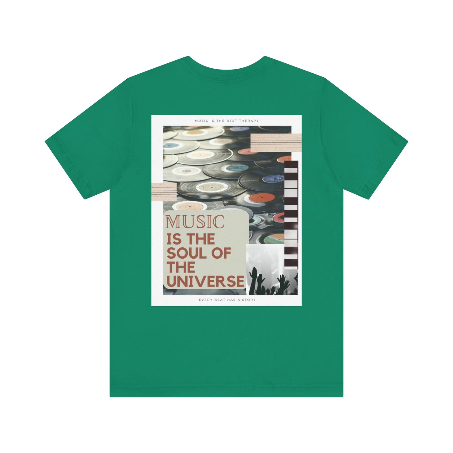 Music Is The Soul Of The Universe Unisex Jersey Short Sleeve Tee