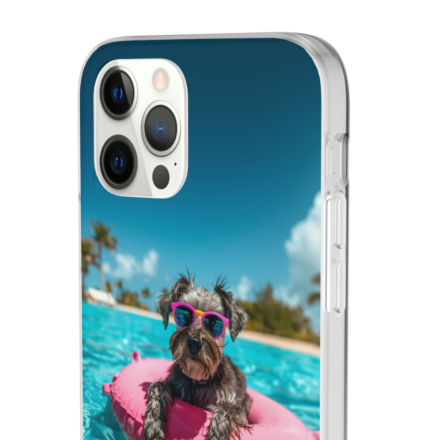 Aruba Schnauzer Summer Beach iPhone & Samsung Flexi Cases