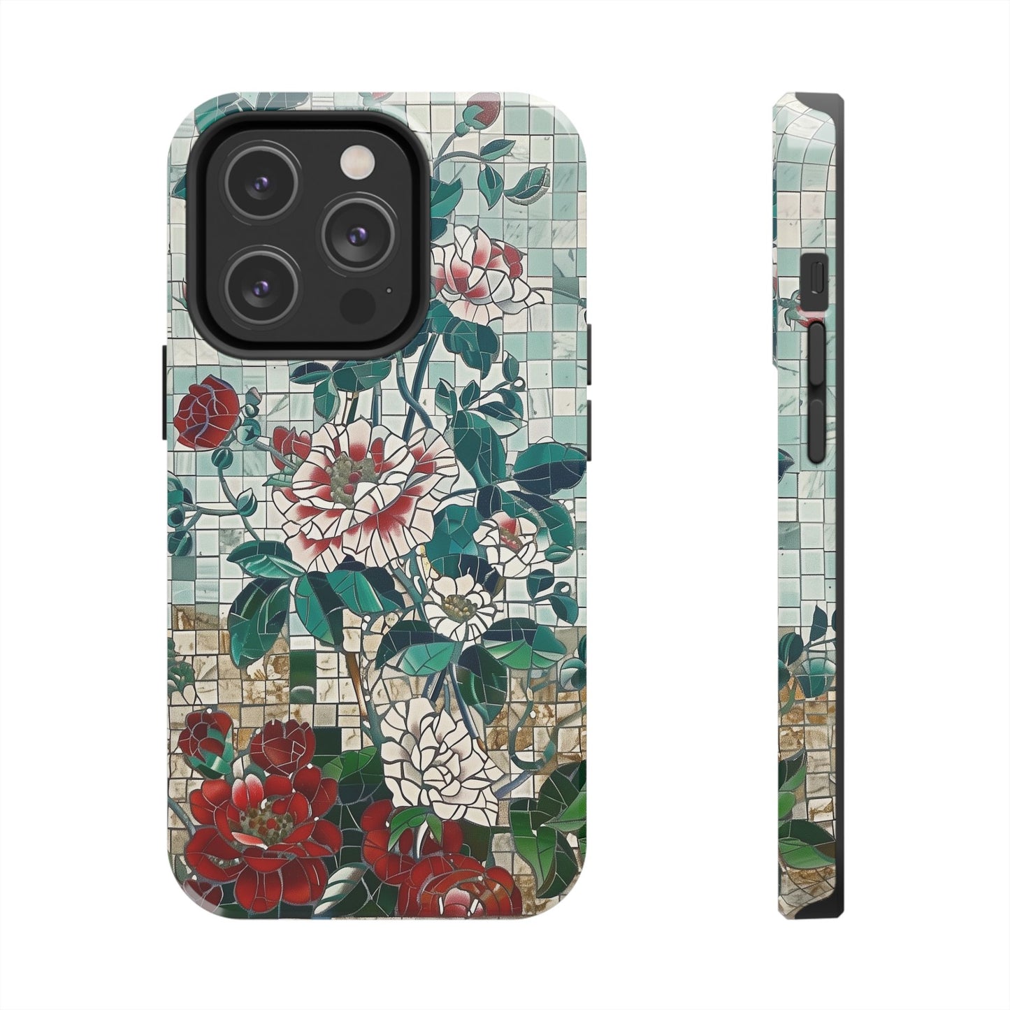 Floral Tiles Summer Tough iPhone & Samsung Cases