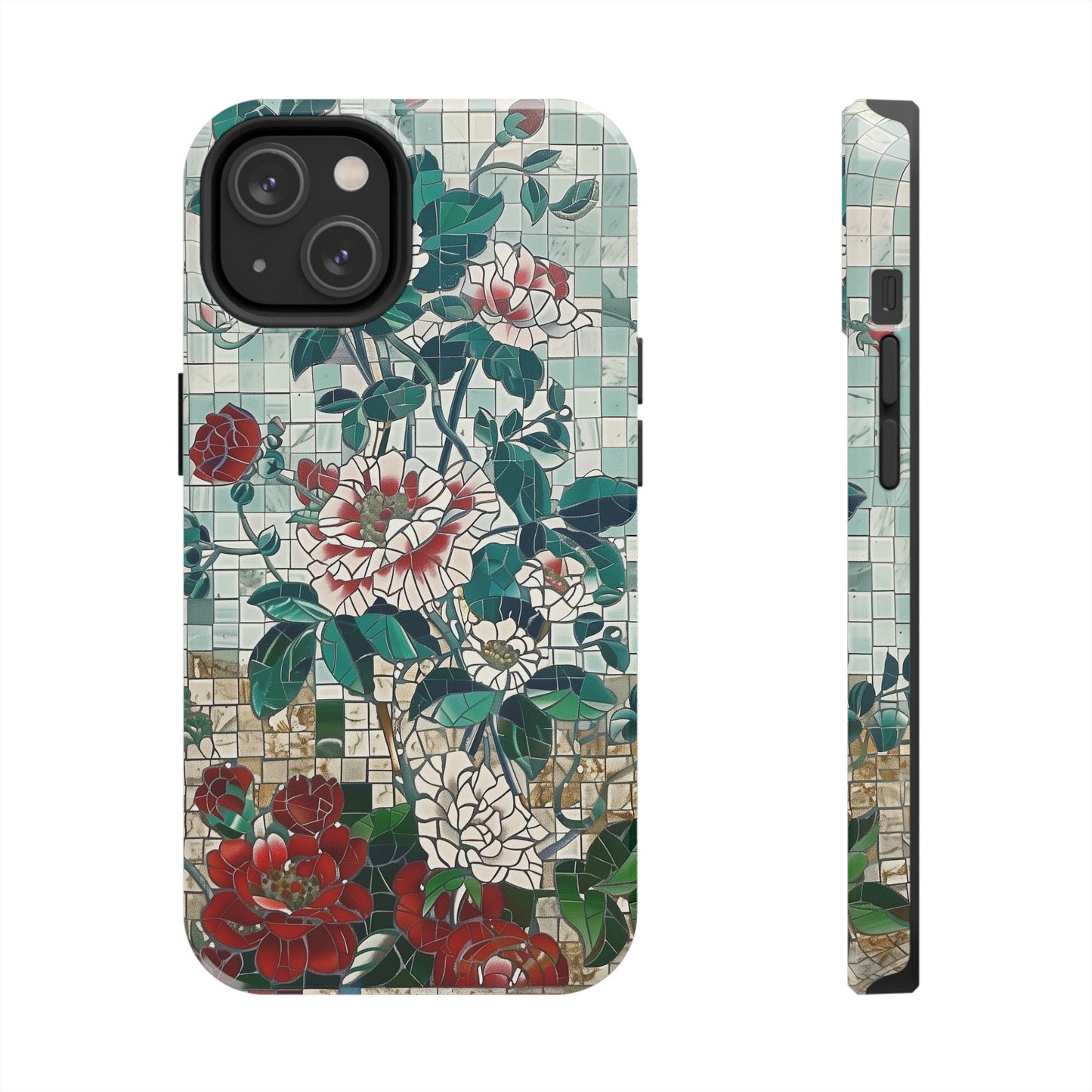 Floral Tiles Summer Tough iPhone & Samsung Cases