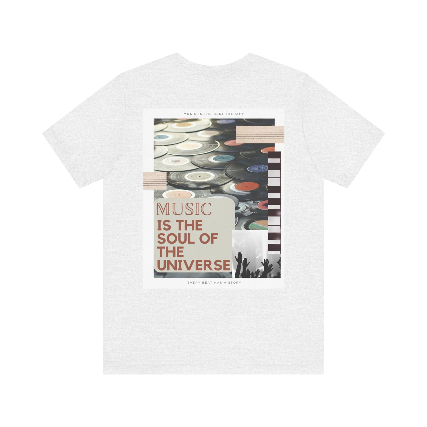 Music Is The Soul Of The Universe Unisex Jersey Short Sleeve Tee