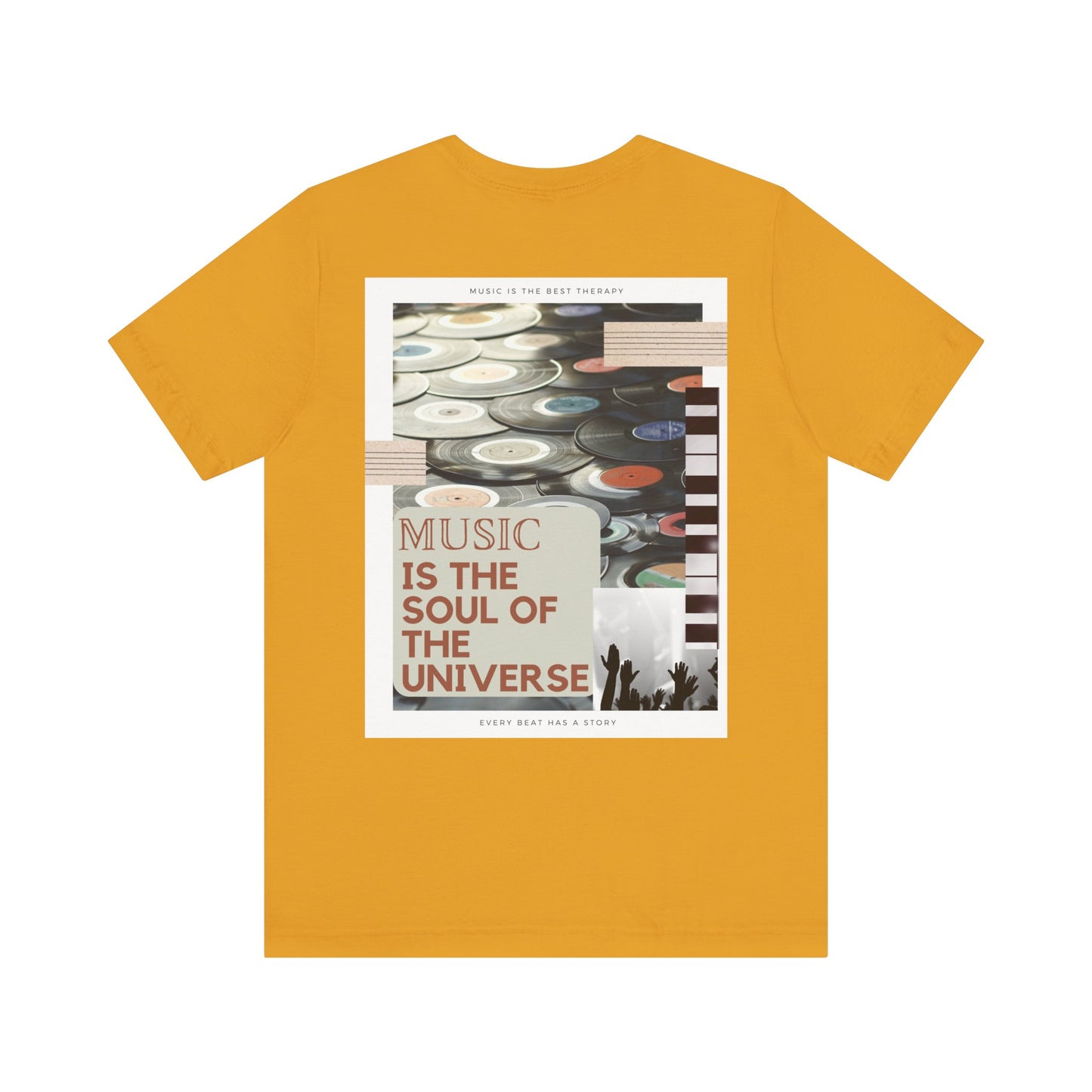 Music Is The Soul Of The Universe Unisex Jersey Short Sleeve Tee