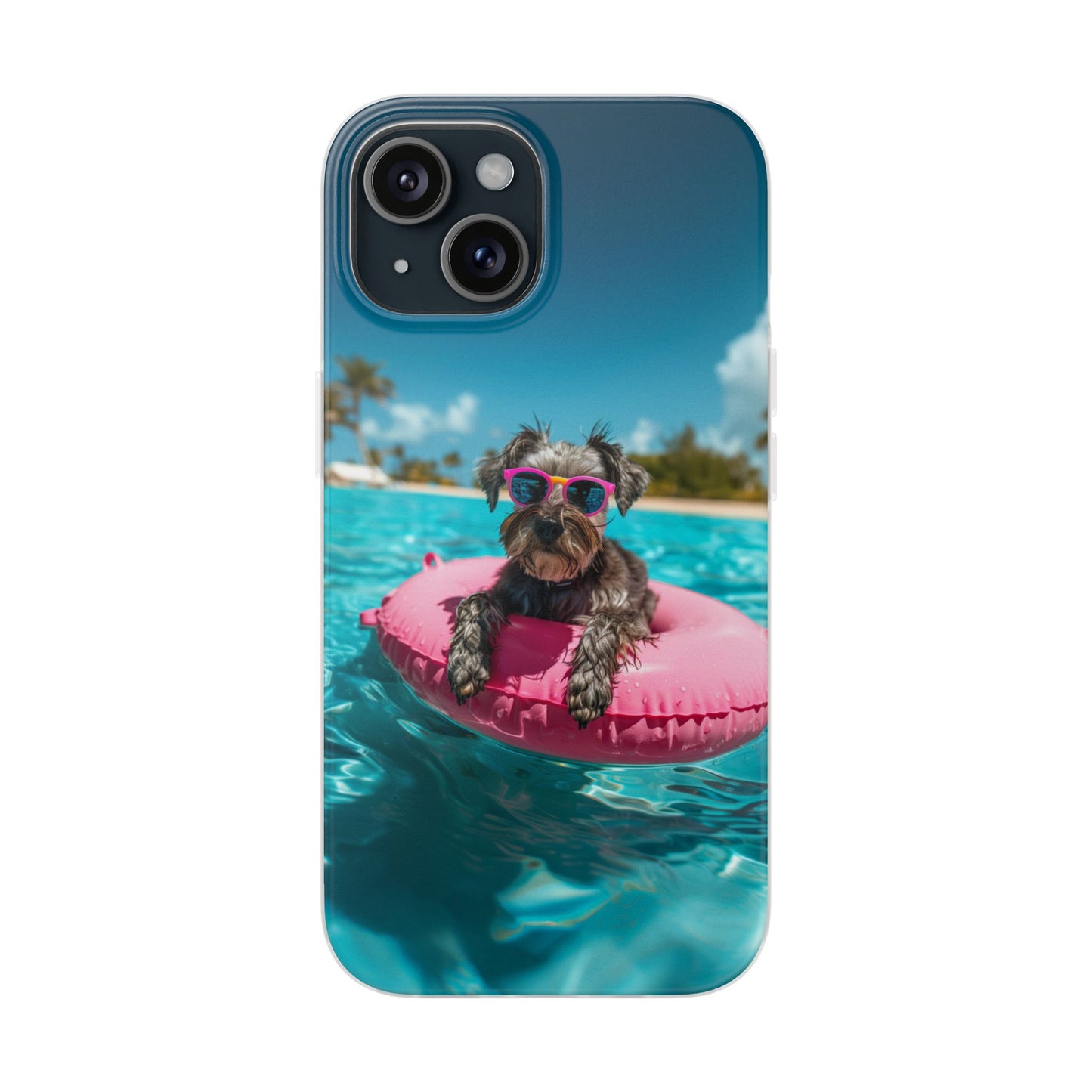 Aruba Schnauzer Summer Beach iPhone & Samsung Flexi Cases