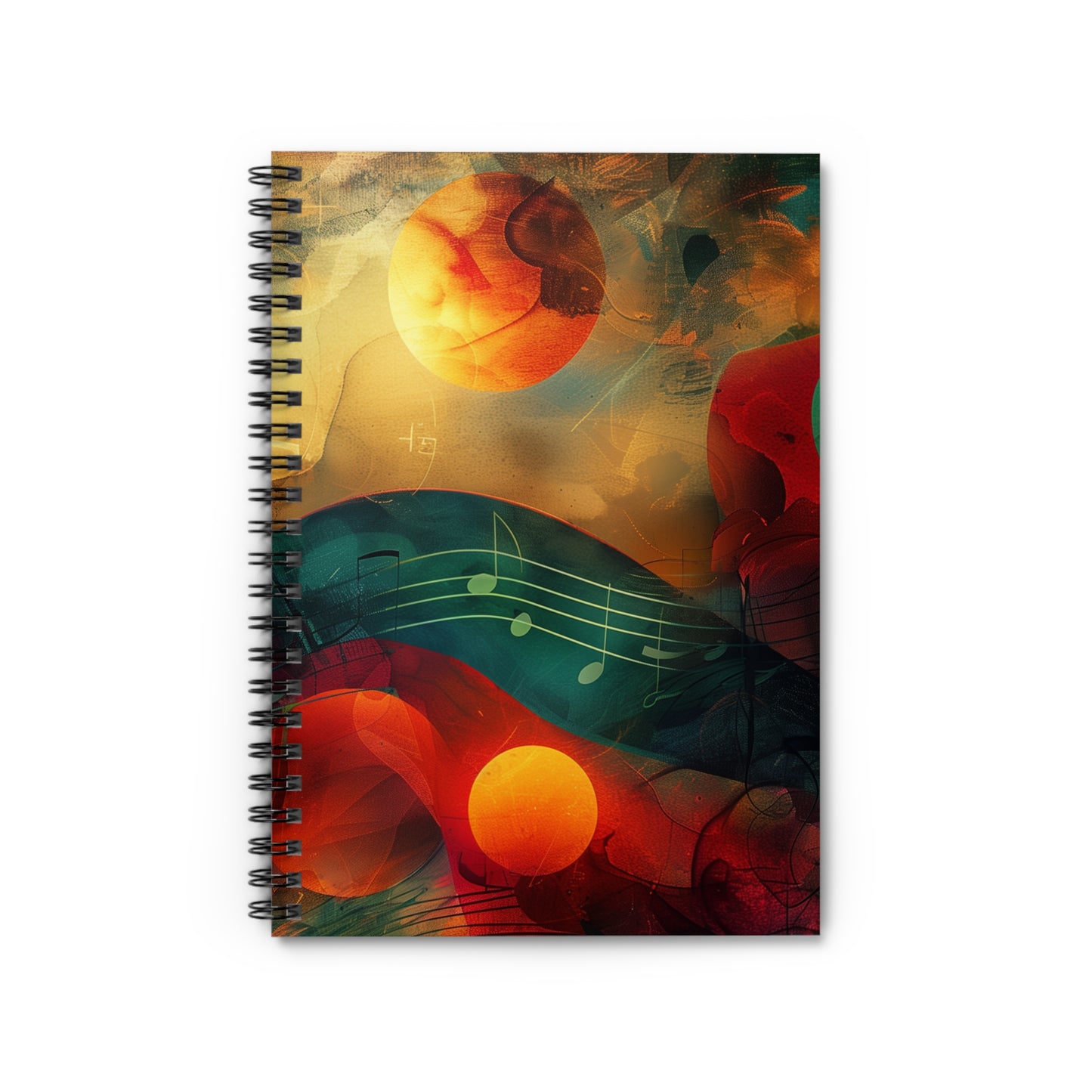 Spiral Songwriting Notebook - Ruled Line