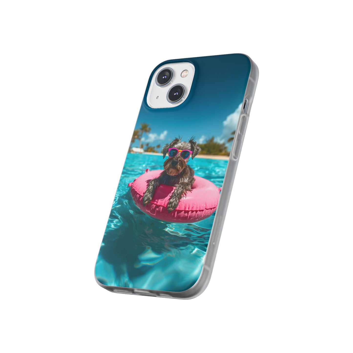 Aruba Schnauzer Summer Beach iPhone & Samsung Flexi Cases