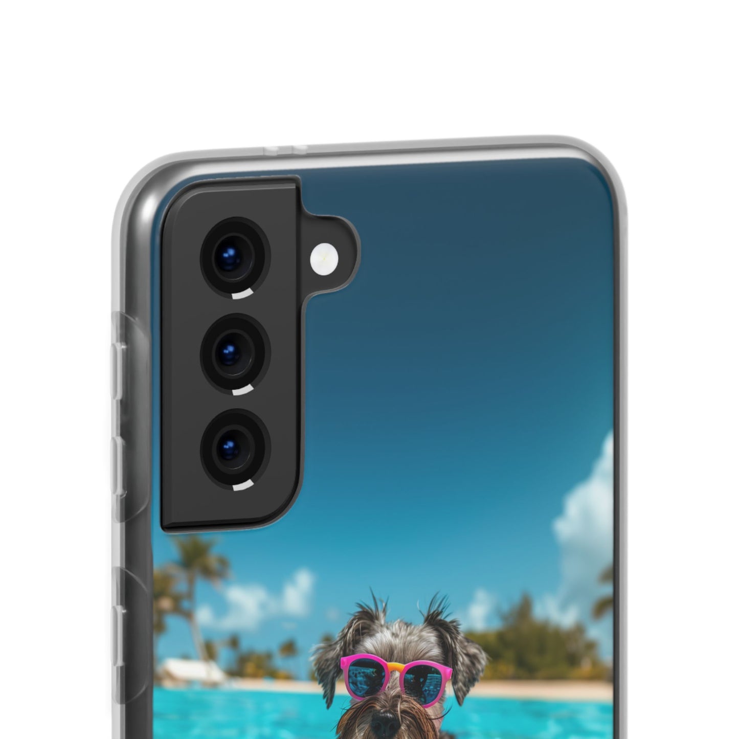 Aruba Schnauzer Summer Beach iPhone & Samsung Flexi Cases