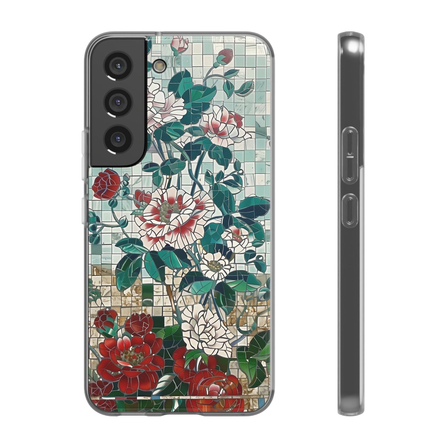 Floral Tiles Summer iPhone & Samsung Flexi Cases