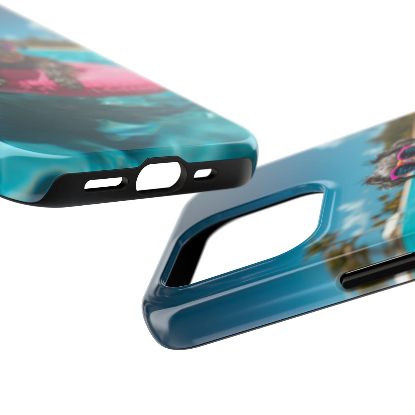 Schnauzer Summer Beach Tough iPhone & Samsung Cases