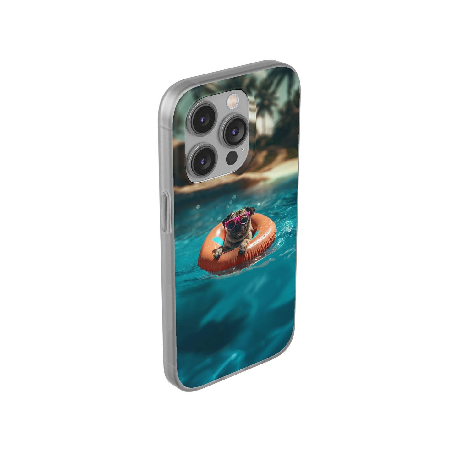 Pug Summer iPhone & Samsung Flexi Cases