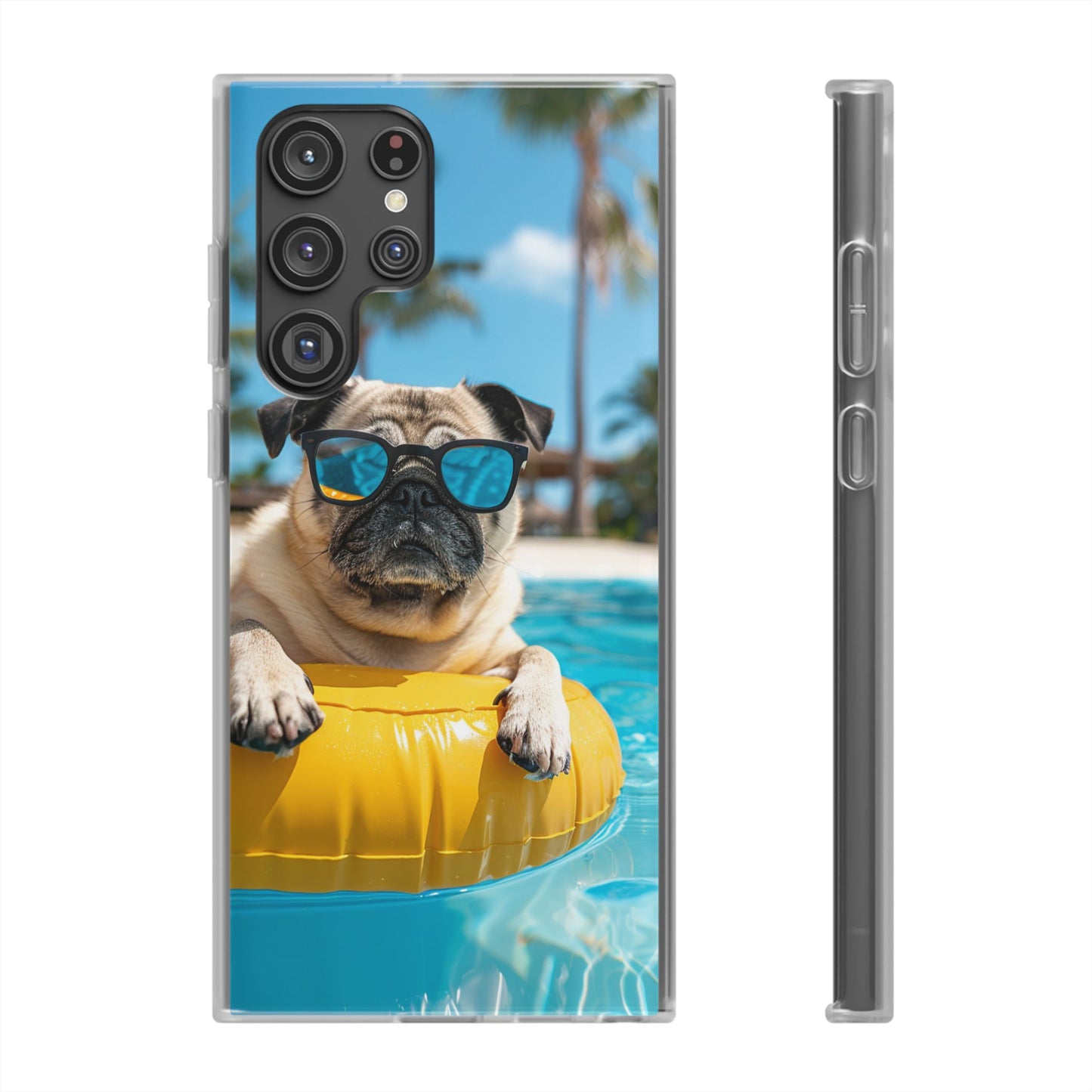 Aruba Pug Summer Option #2 iPhone & Samsung Flexi Cases