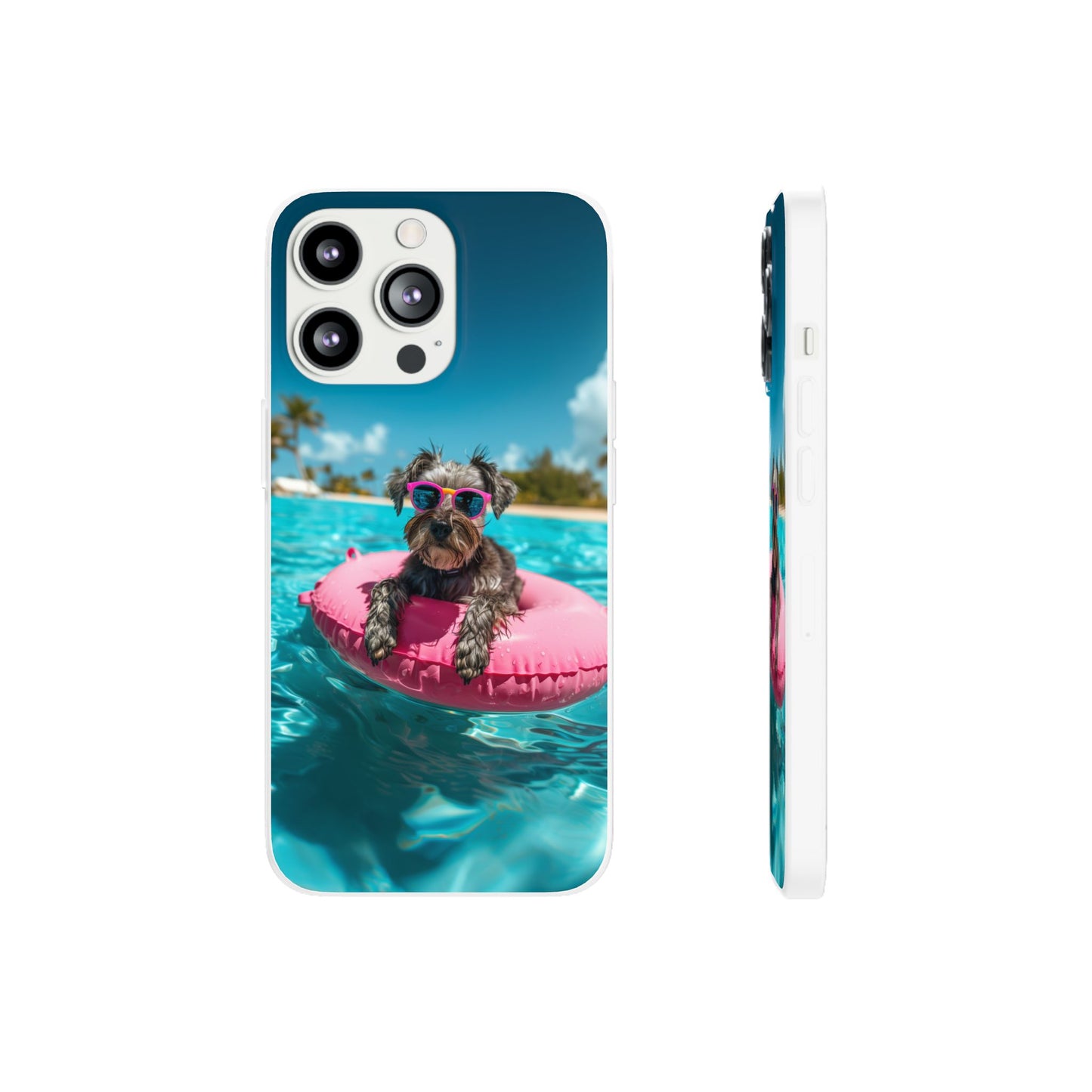 Aruba Schnauzer Summer Beach iPhone & Samsung Flexi Cases