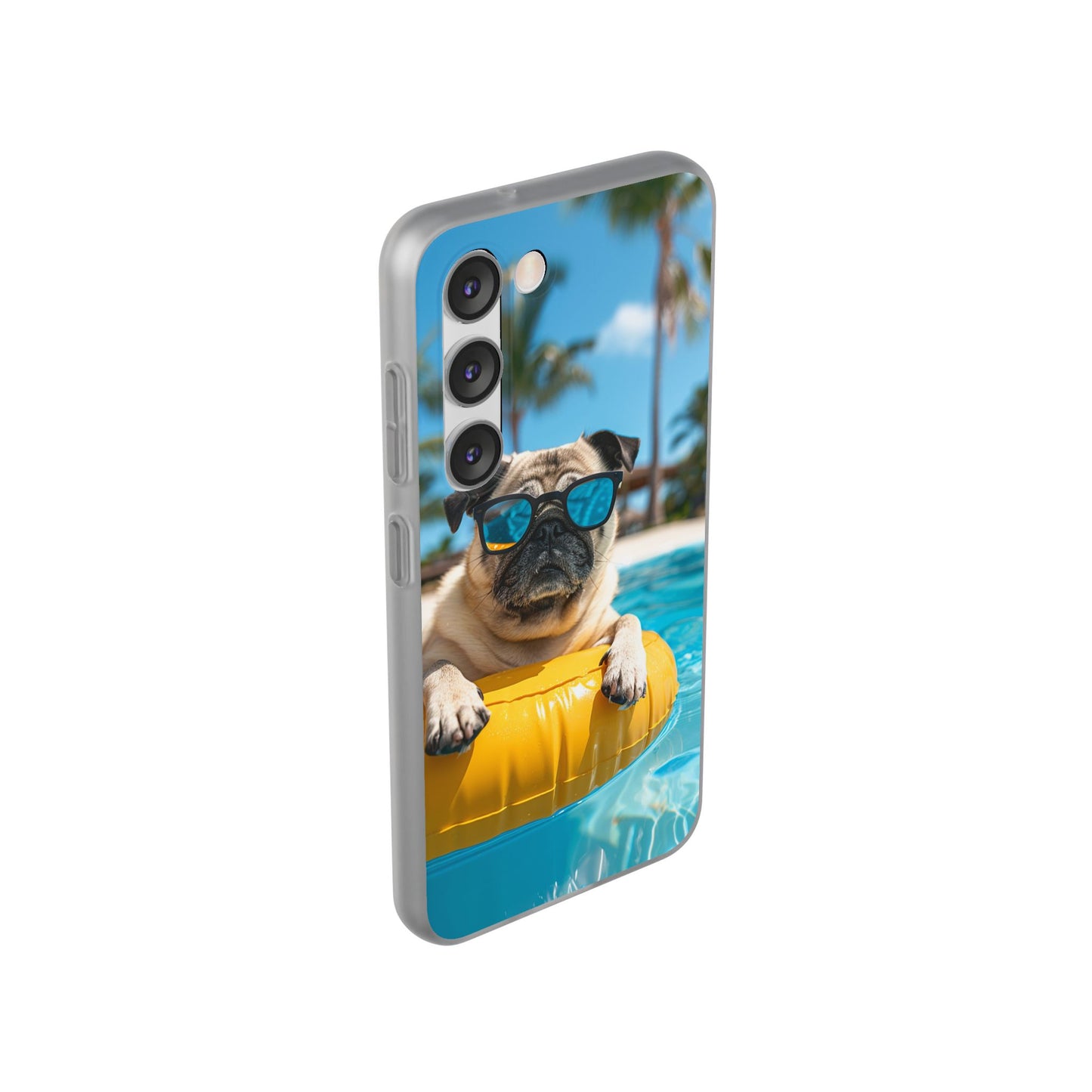 Aruba Pug Summer Option #2 iPhone & Samsung Flexi Cases