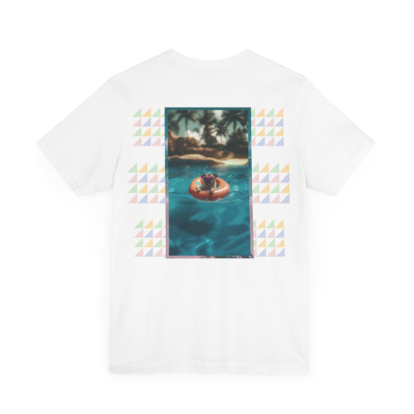 Beach Pug Unisex Short Sleeve Tee