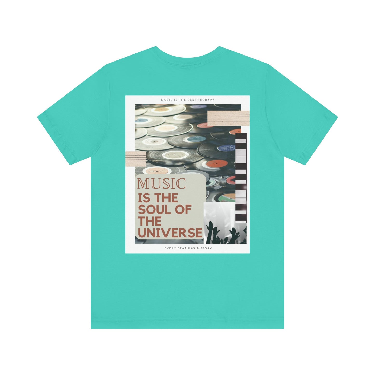 Music Is The Soul Of The Universe Unisex Jersey Short Sleeve Tee