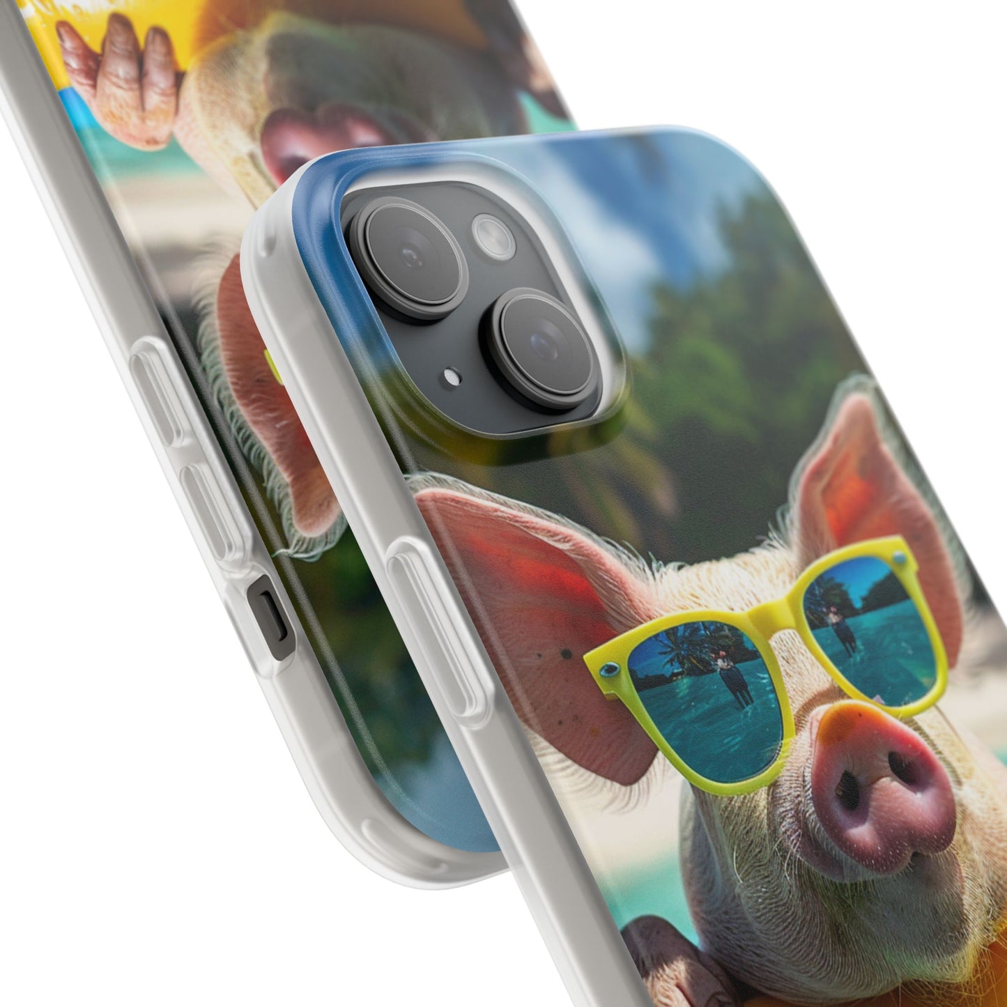 Aruba Summer Beach Pig iPhone & Samsung Flexi Cases