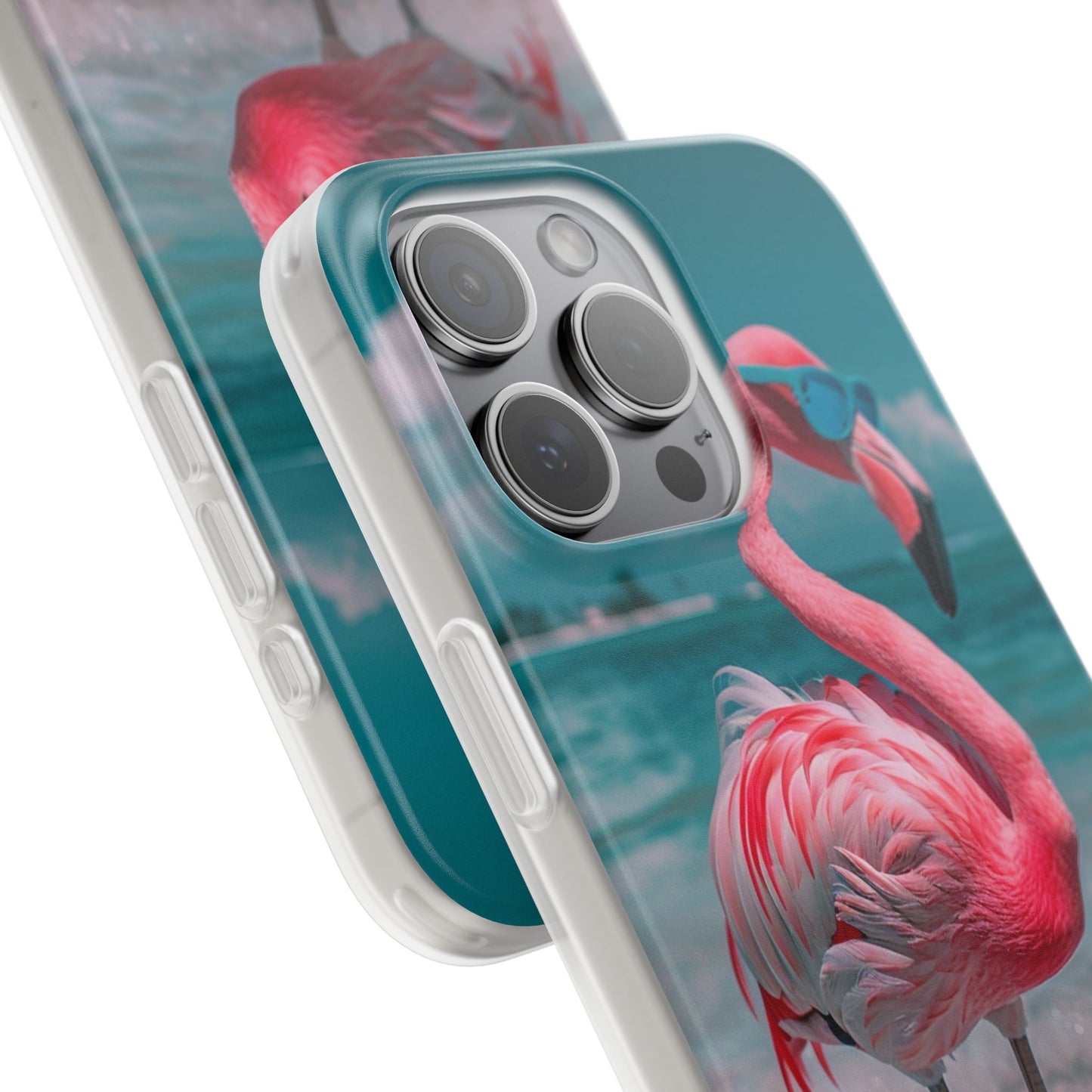 Aruba Beach Flamingo iPhone & Samsung Flexi Cases