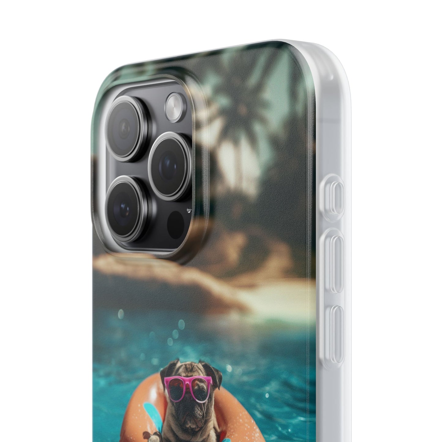 Pug Summer iPhone & Samsung Flexi Cases