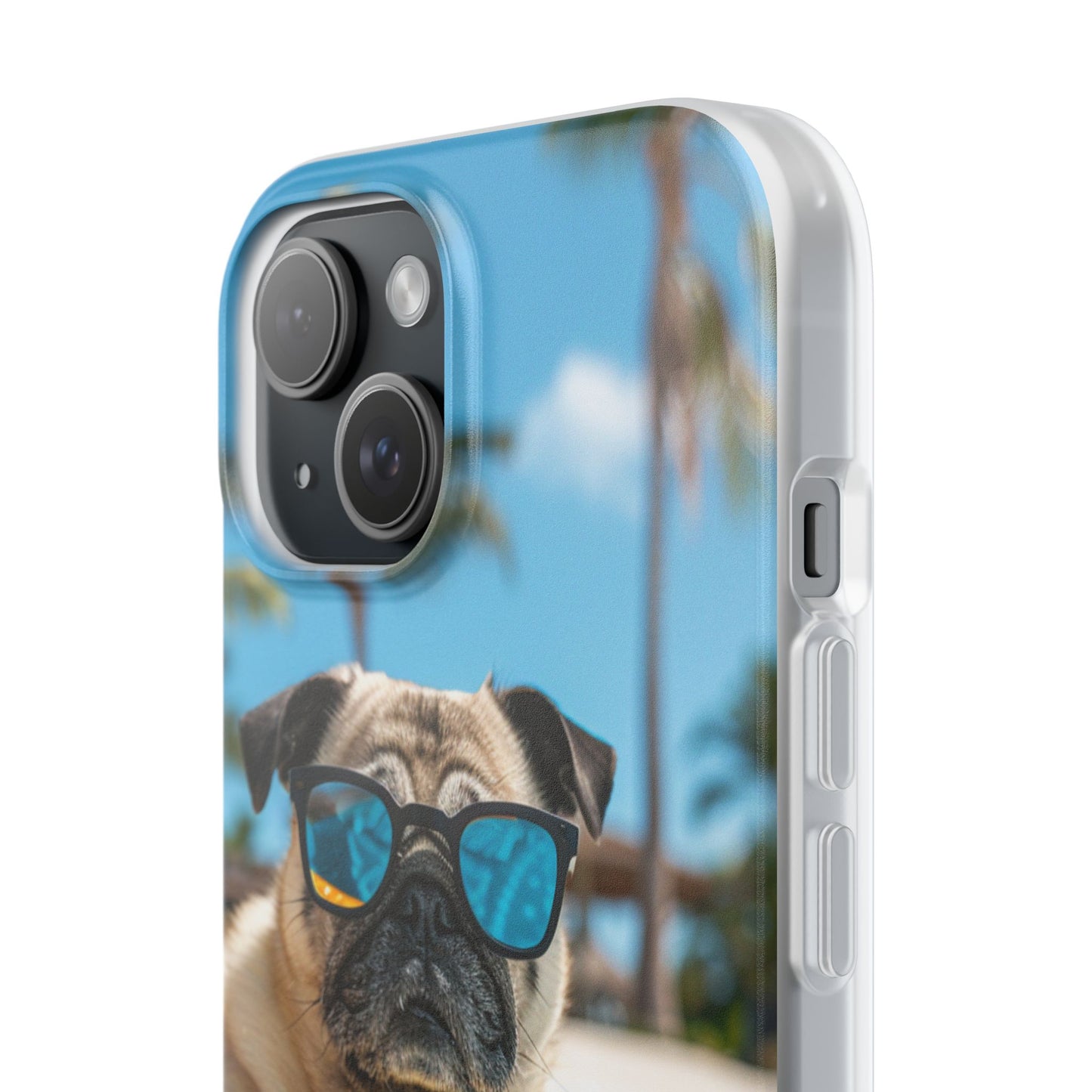 Aruba Pug Summer Option #2 iPhone & Samsung Flexi Cases