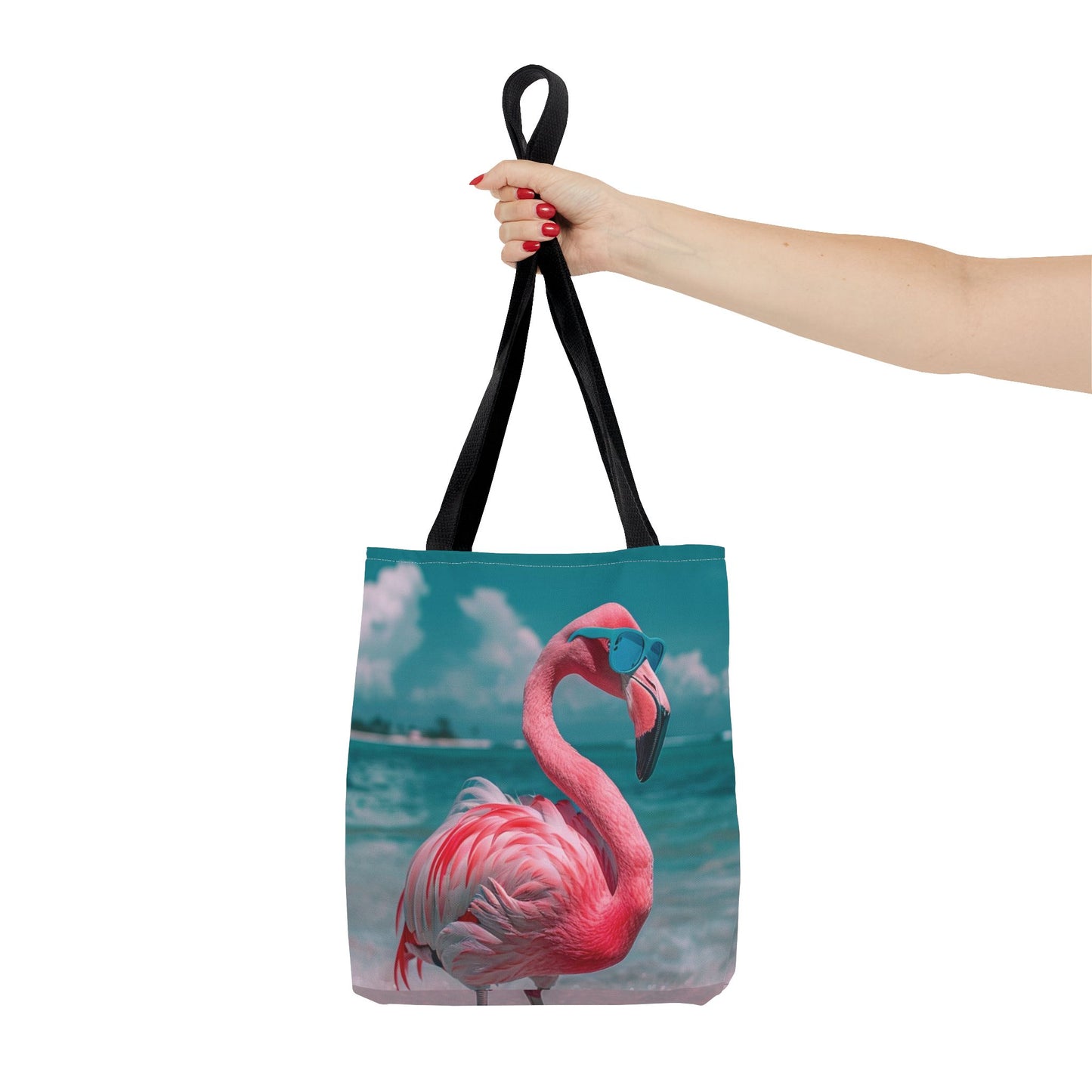 Beach Flamingo Tote Bag