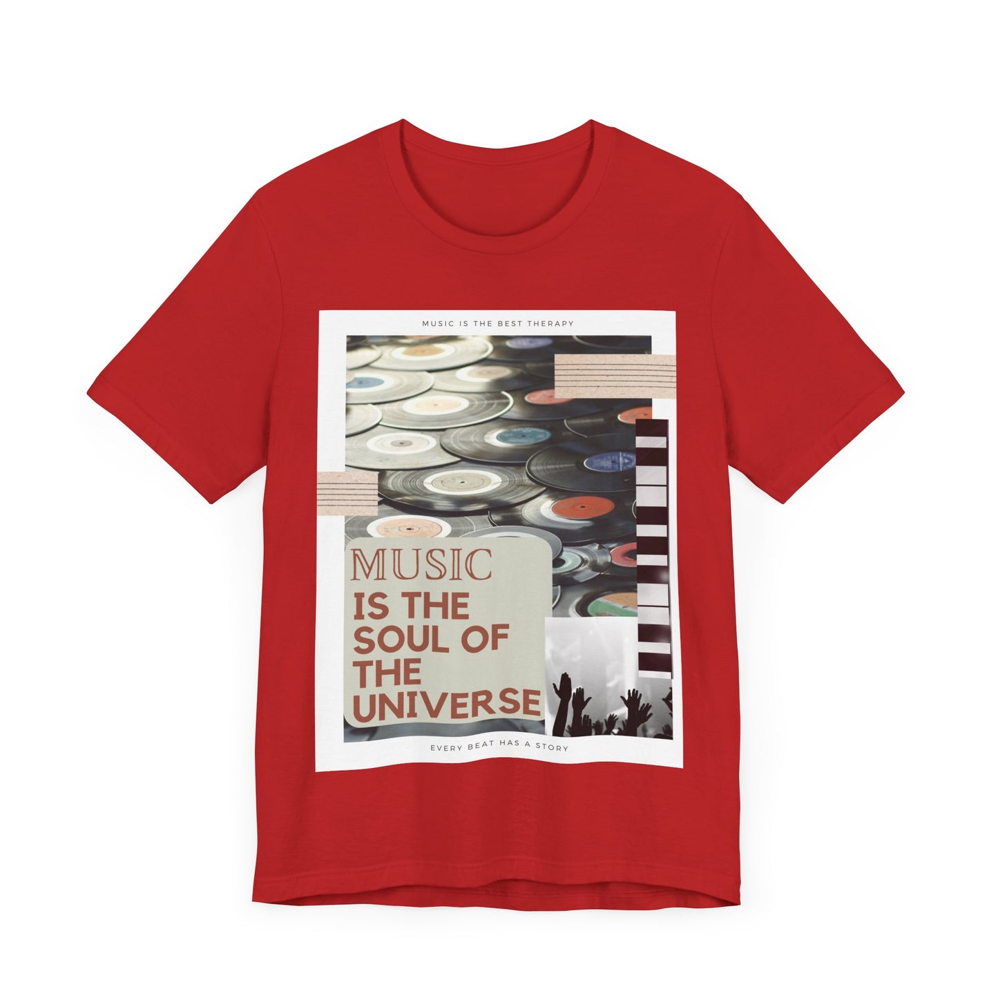 Music Is The Soul Of The Universe Unisex Jersey Short Sleeve Tee
