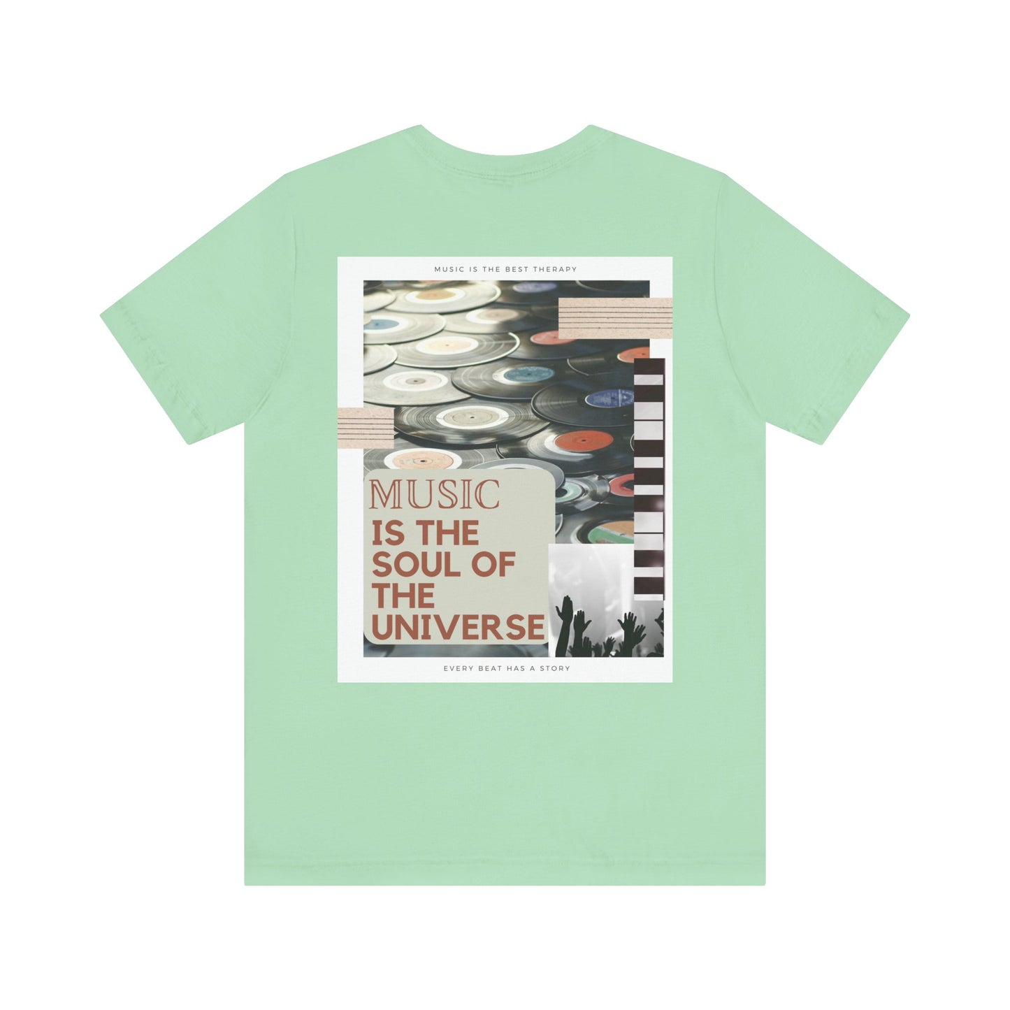 Music Is The Soul Of The Universe Unisex Jersey Short Sleeve Tee