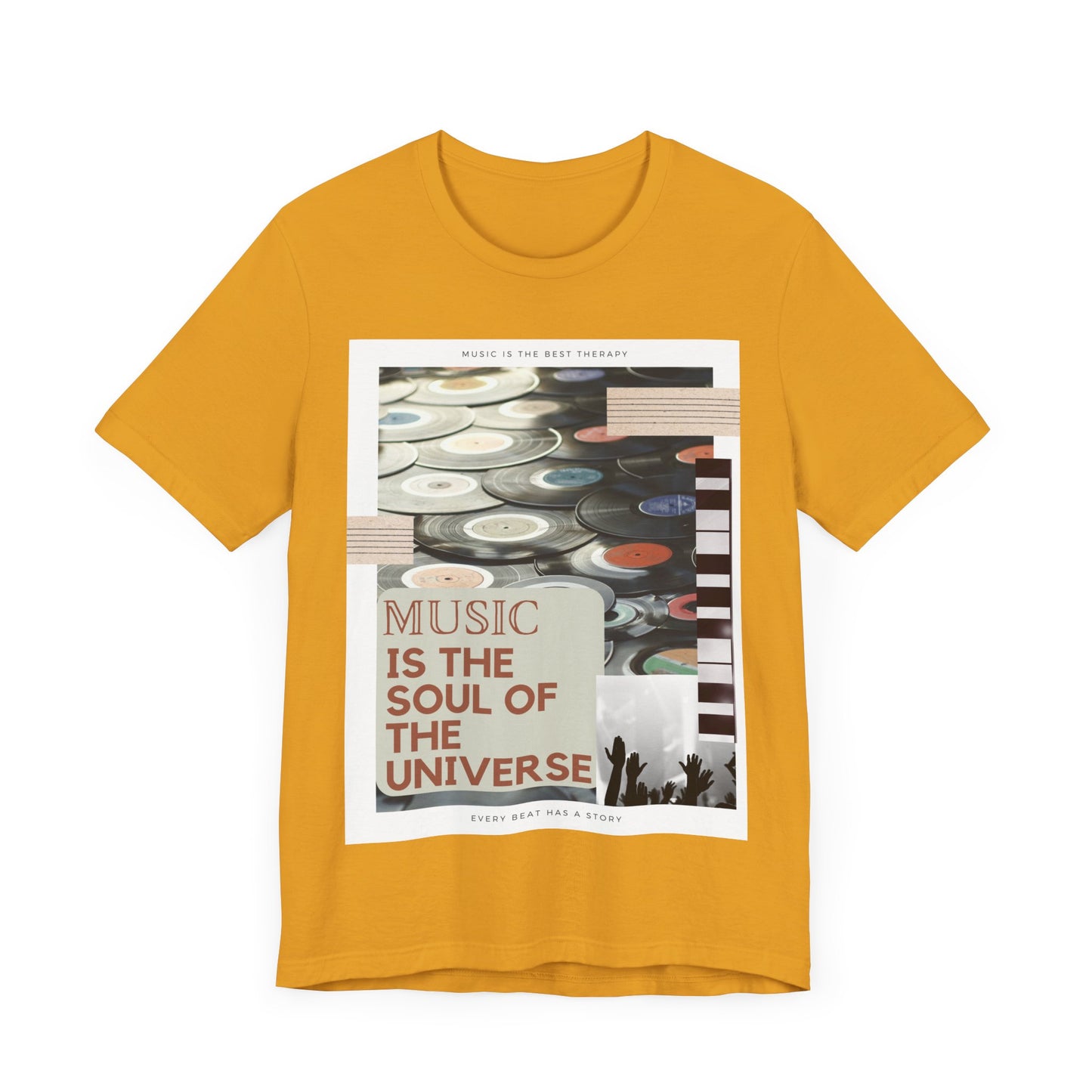 Music Is The Soul Of The Universe Unisex Jersey Short Sleeve Tee