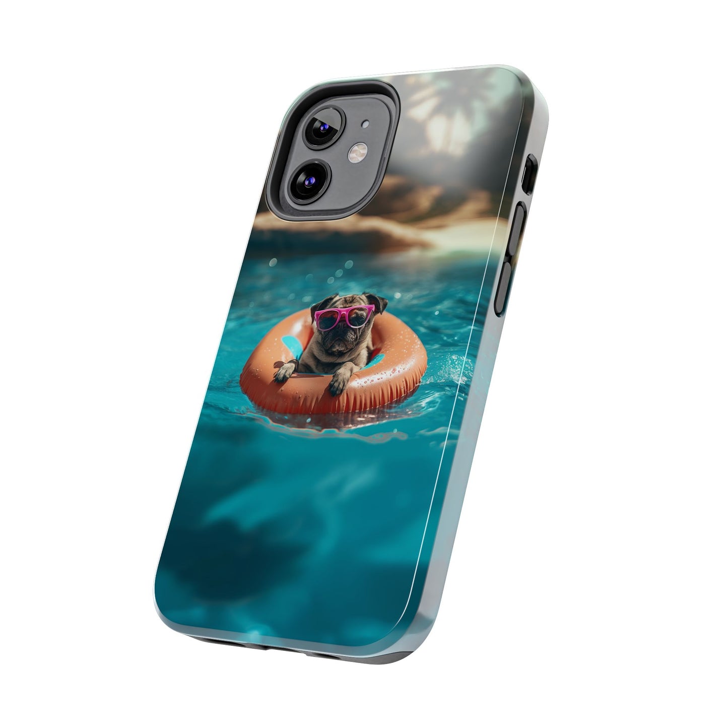 Pug Summer Tough iPhone & Samsung Cases