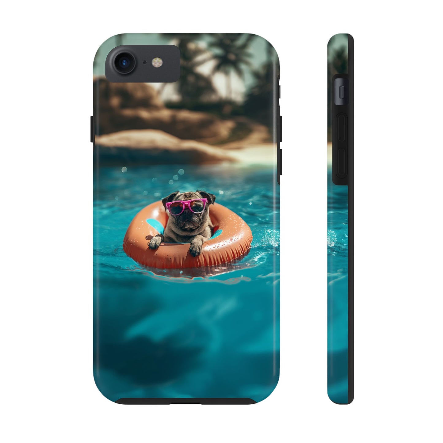 Pug Summer Tough iPhone & Samsung Cases