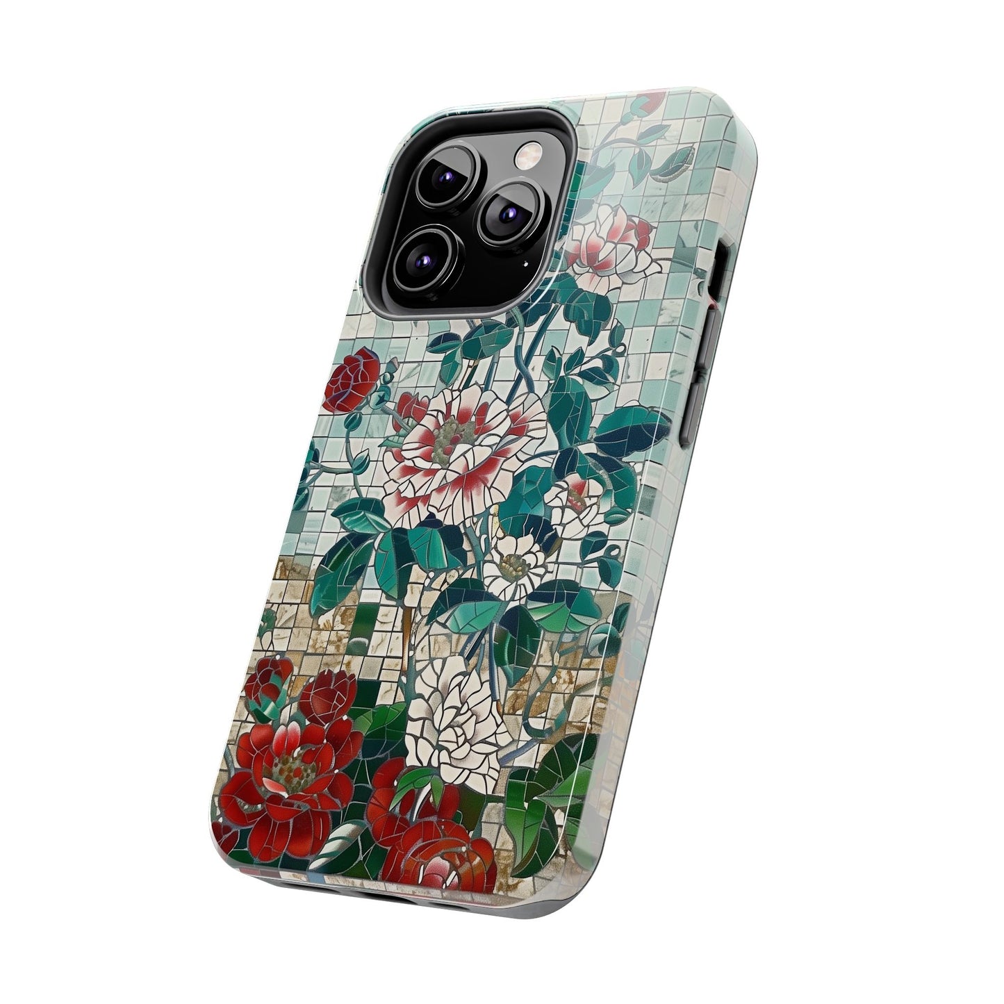 Floral Tiles Summer Tough iPhone & Samsung Cases