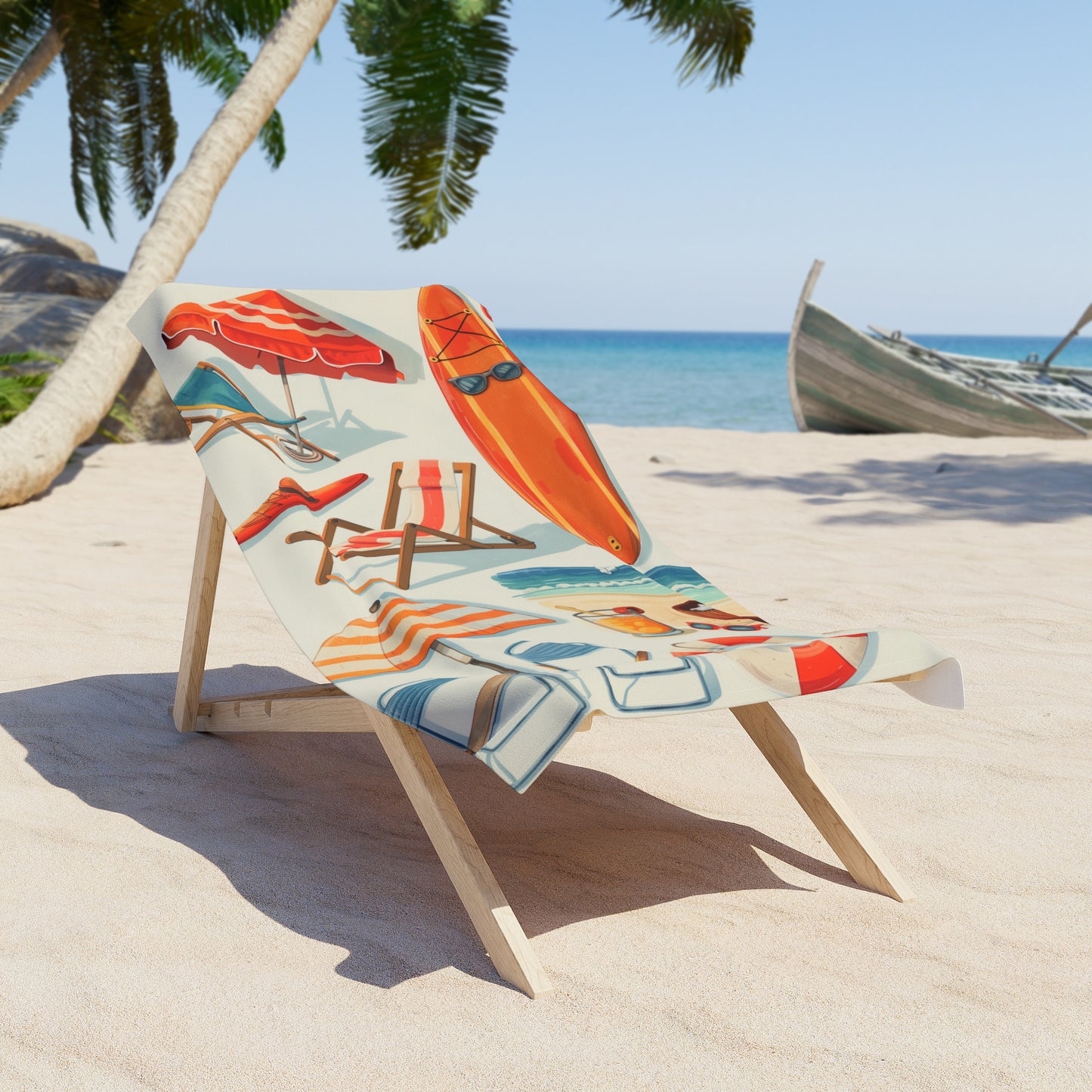 Summer Vibes Beach Towel