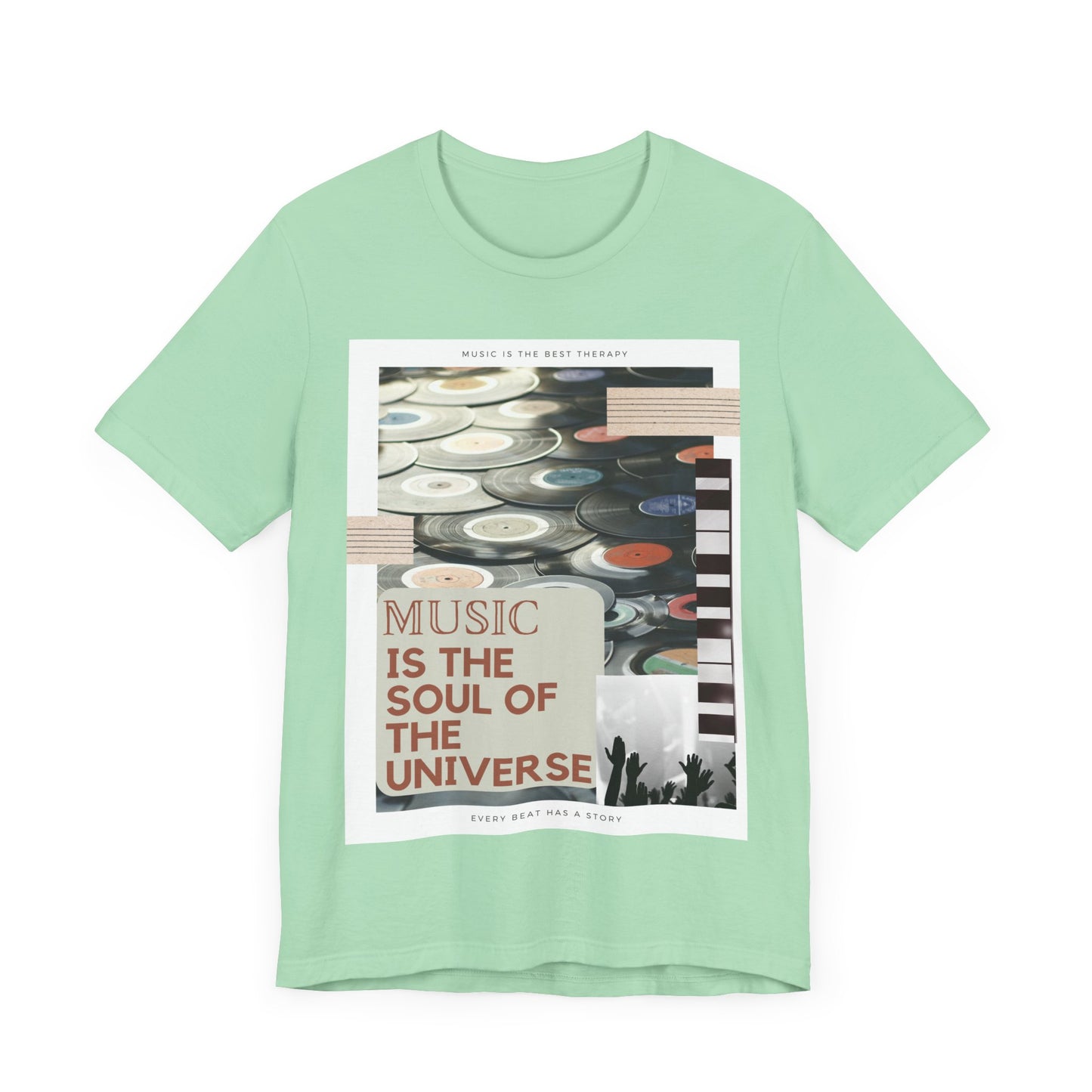 Music Is The Soul Of The Universe Unisex Jersey Short Sleeve Tee